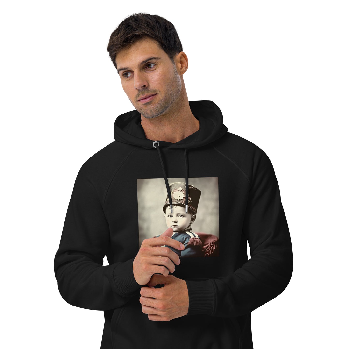 Hoodie Unisex / Organic Cotton / Portrait Napoleon Carlo III