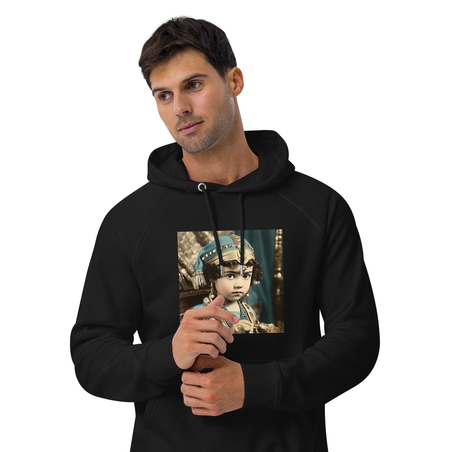 Hoodie Unisex / Organic Cotton / Portrait Cleopatra Philopator II