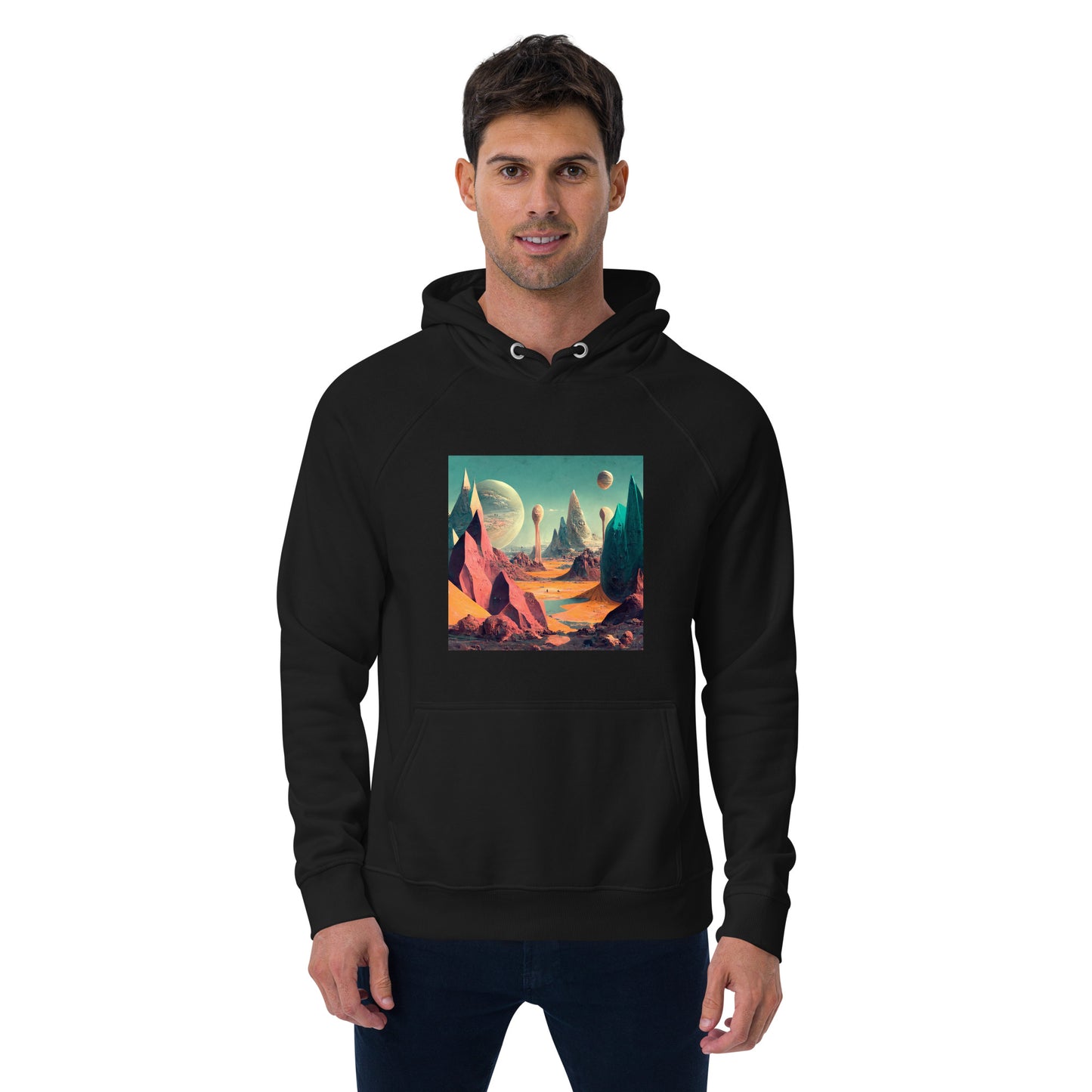 Hoodie Unisex / Organic Cotton / Exoplanet #3