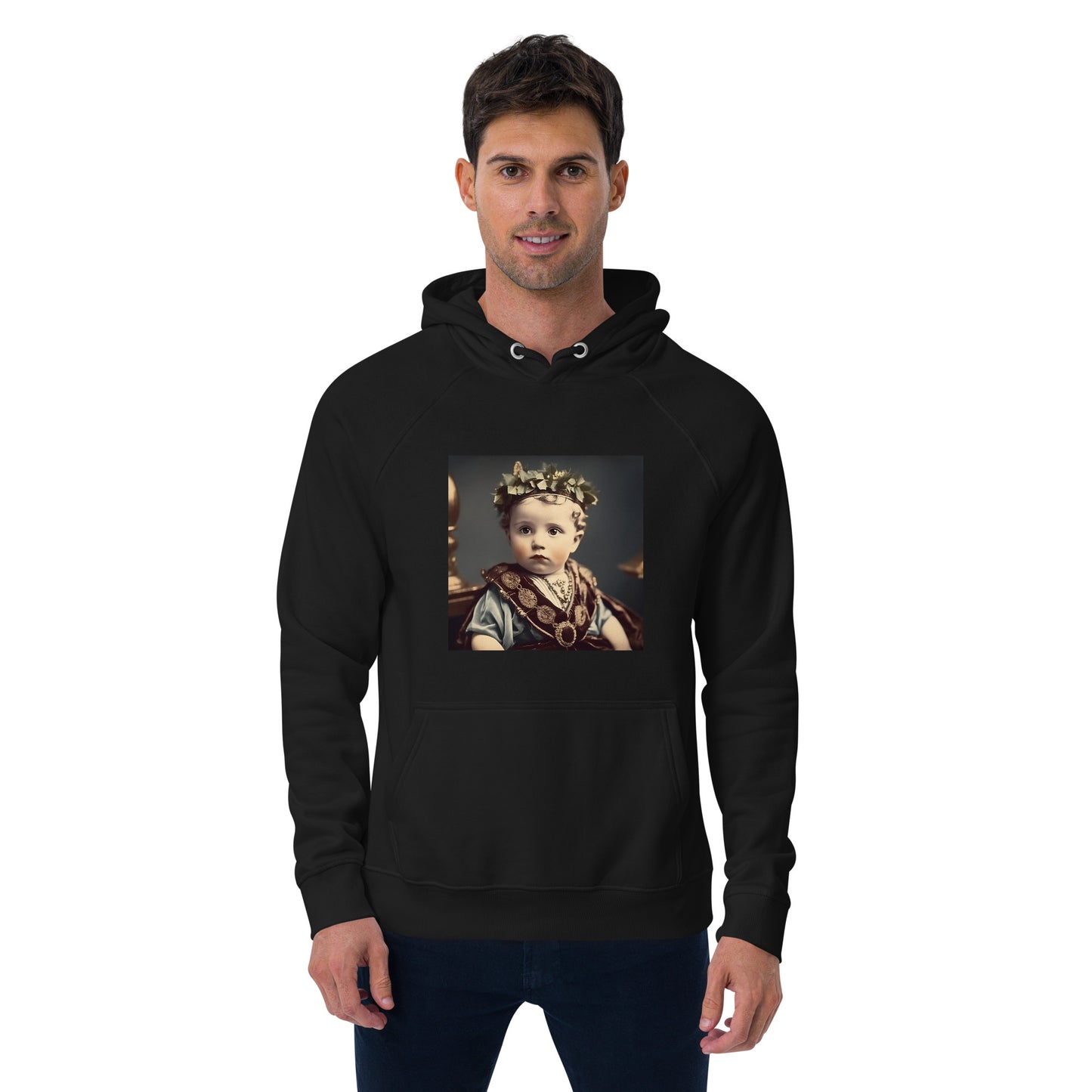 Hoodie Unisex / Organic Cotton / Portrait Gaius Julius I