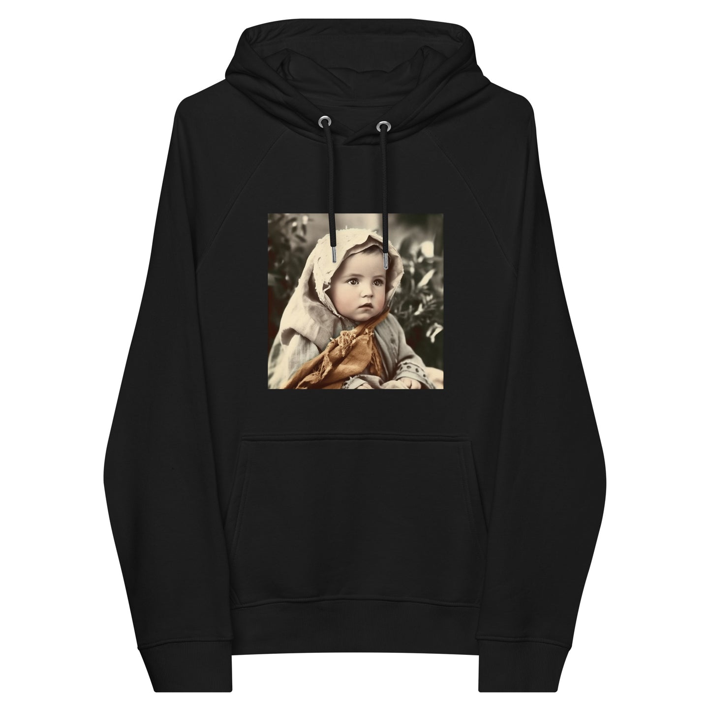 Hoodie Unisex / Organic Cotton / Portrait Jesus Nazareth I