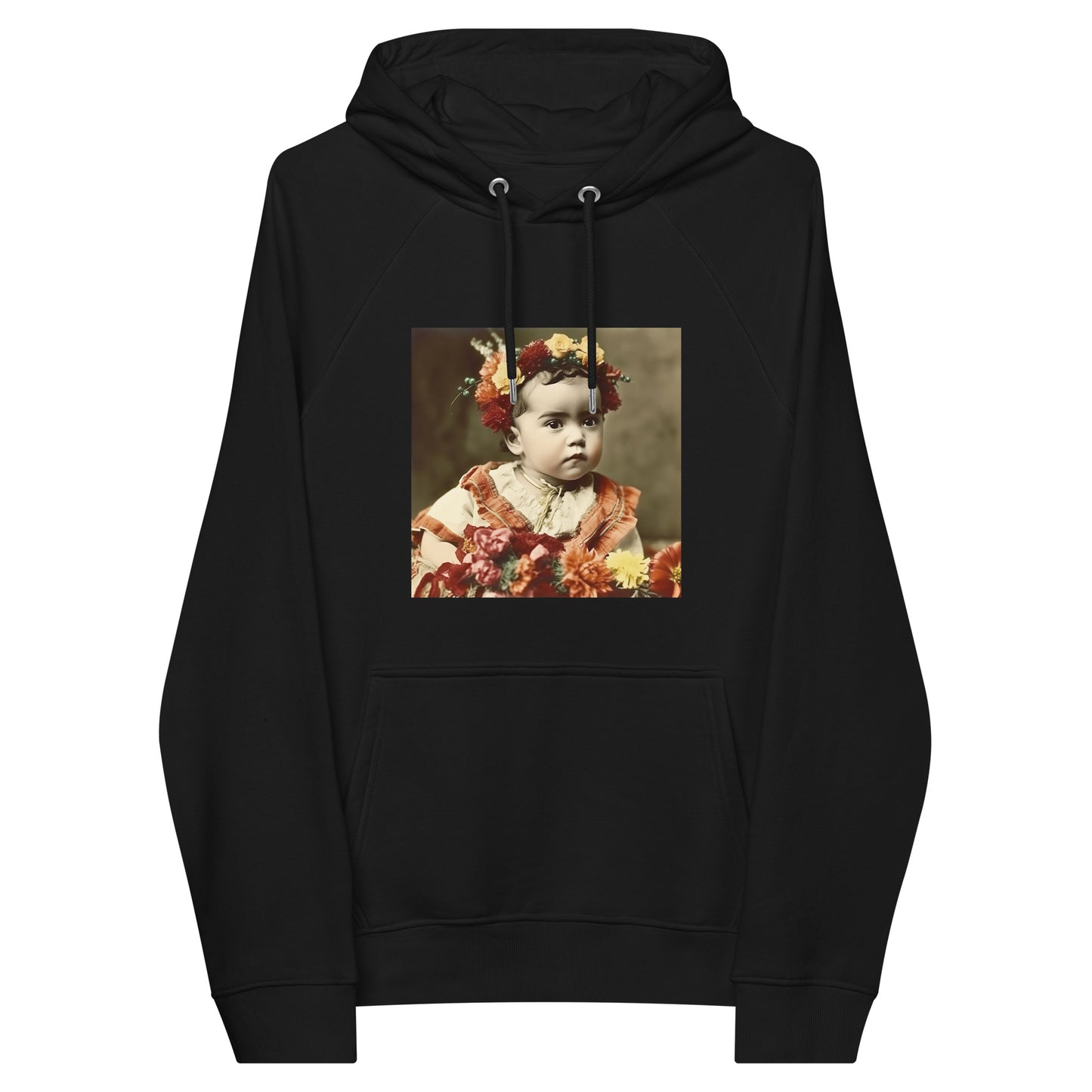 Hoodie Unisex / Organic Cotton / Portrait Magdalena Frida I