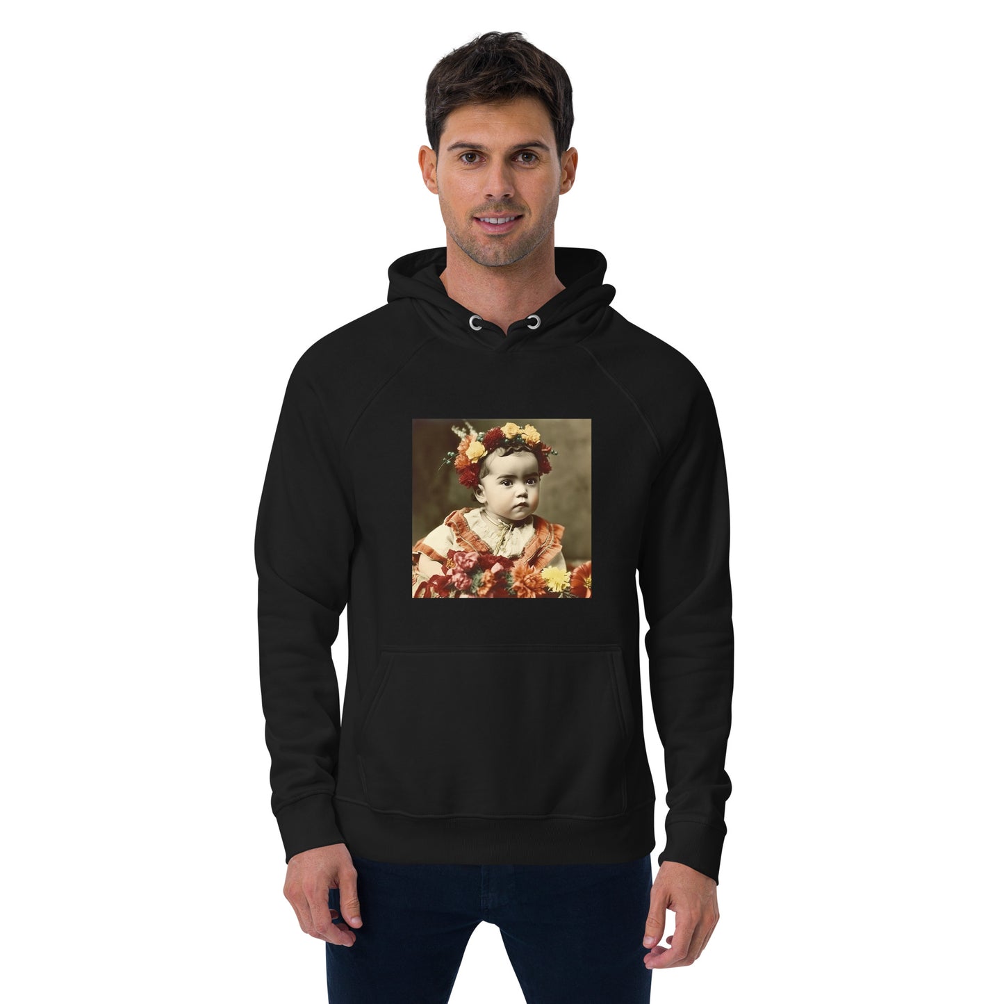 Hoodie Unisex / Organic Cotton / Portrait Magdalena Frida I