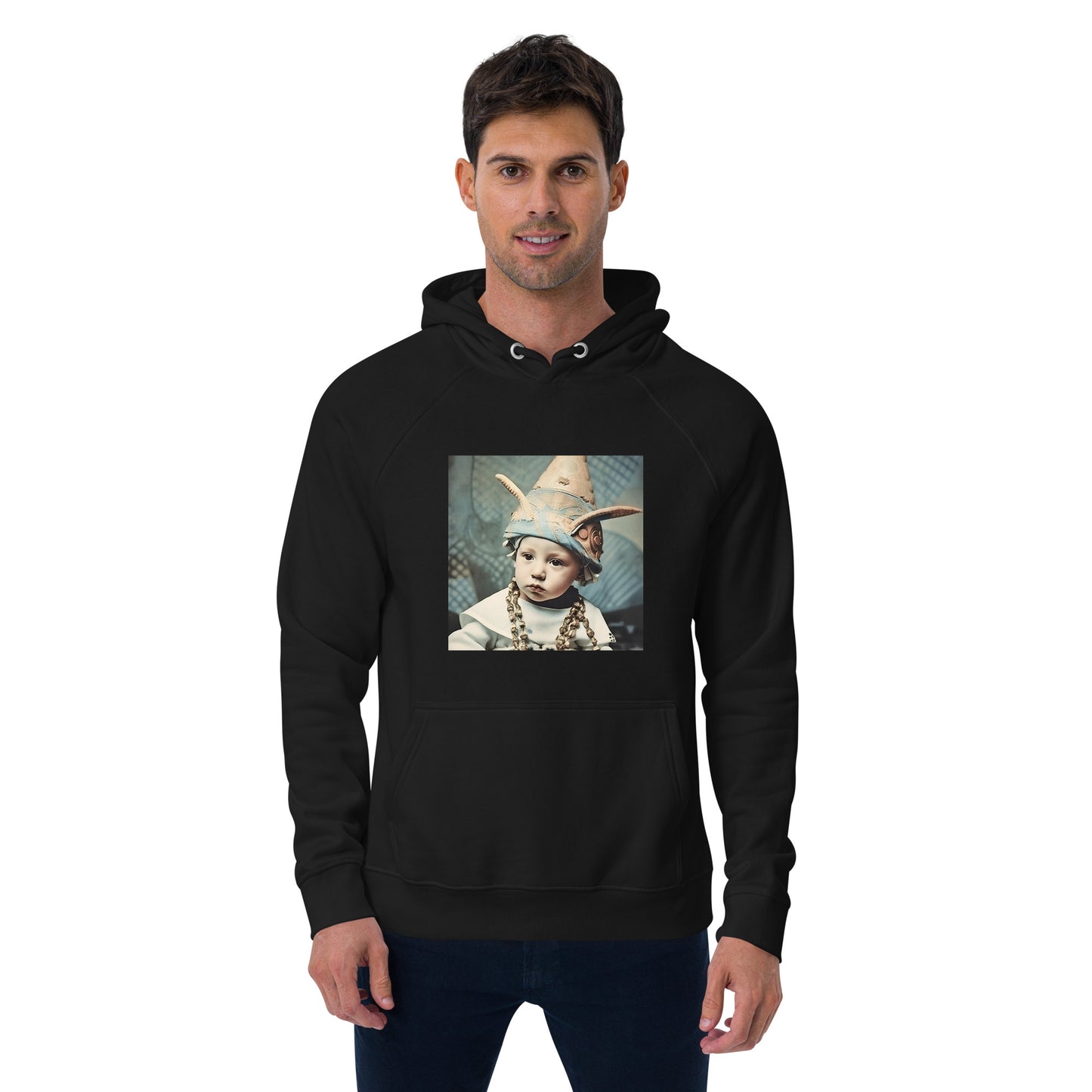 Hoodie Unisex / Organic Cotton / Portrait Akhenaten Amenhotep II