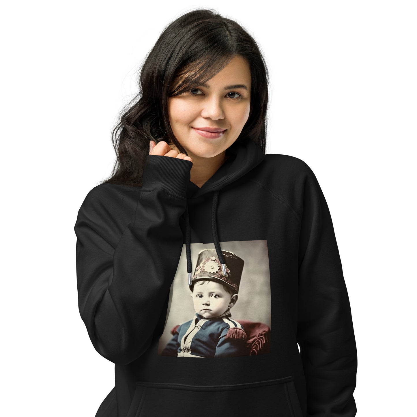 Hoodie Unisex / Organic Cotton / Portrait Napoleon Carlo III