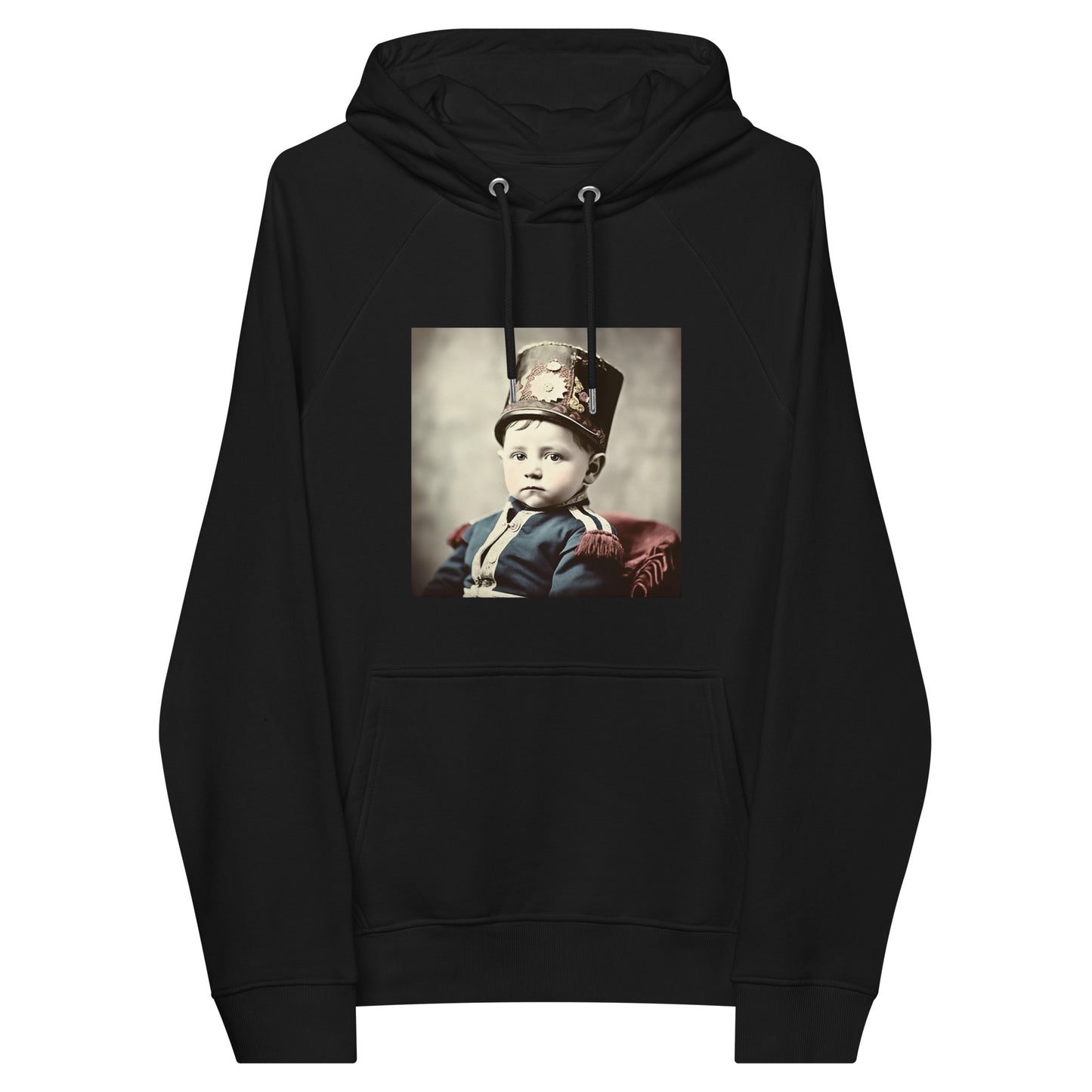 Hoodie Unisex / Organic Cotton / Portrait Napoleon Carlo III