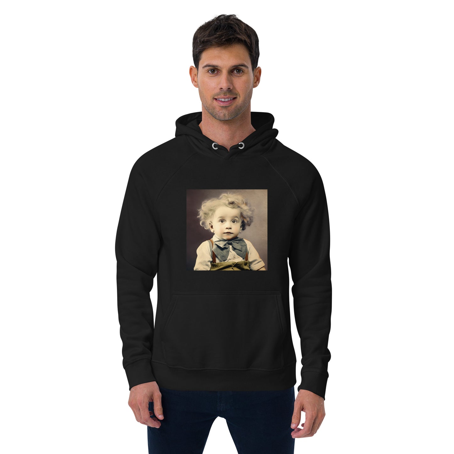 Hoodie Unisex / Organic Cotton / Portrait Albert Hermann II