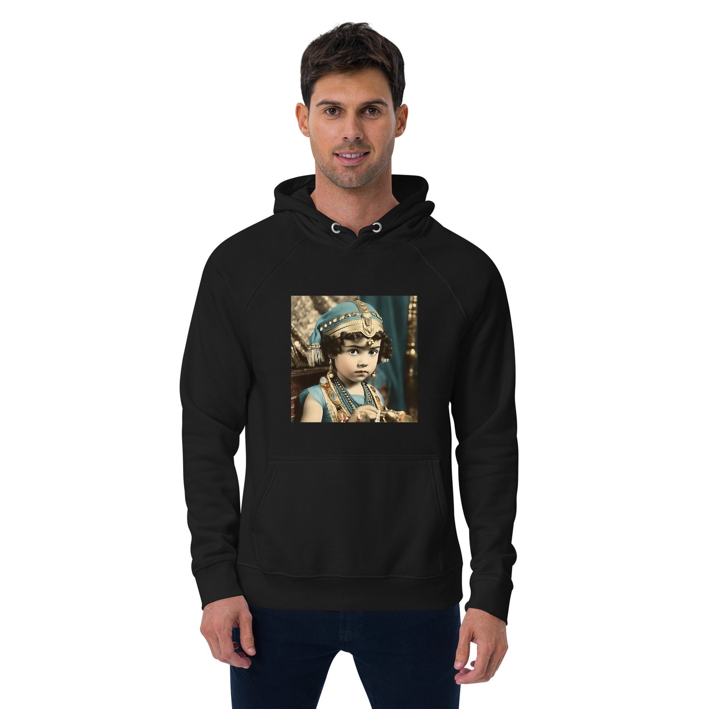 Hoodie Unisex / Organic Cotton / Portrait Cleopatra Philopator II