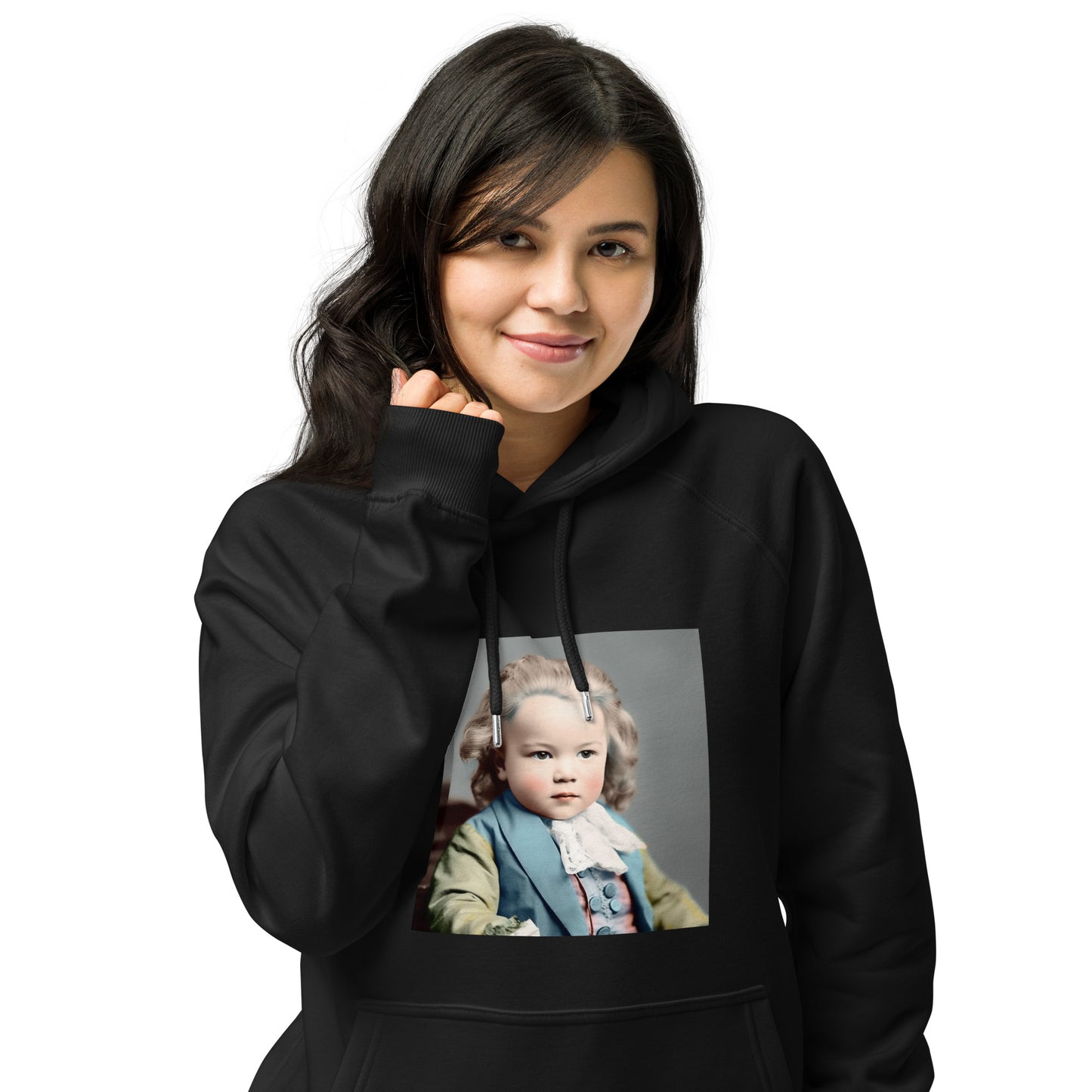 Hoodie Unisex / Organic Cotton / Portrait Johann Sebastian V