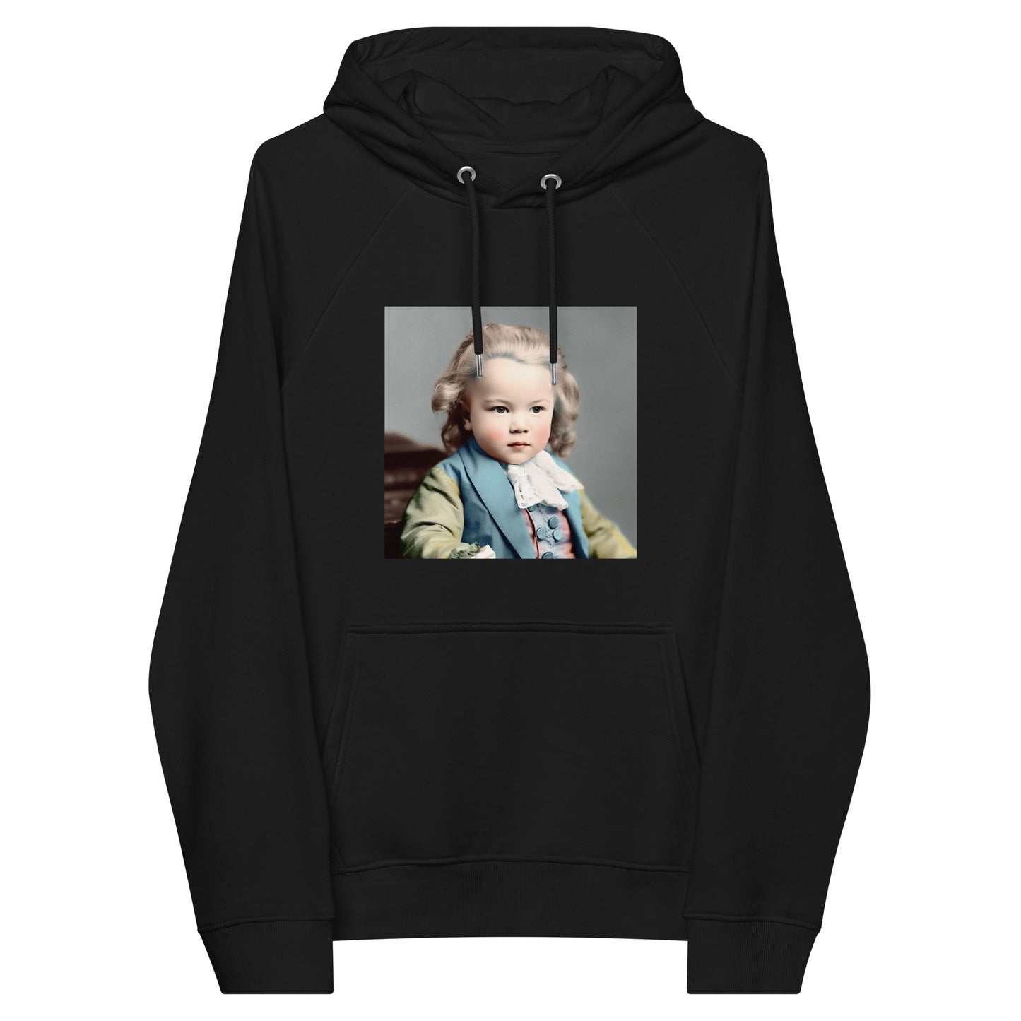 Hoodie Unisex / Organic Cotton / Portrait Johann Sebastian V