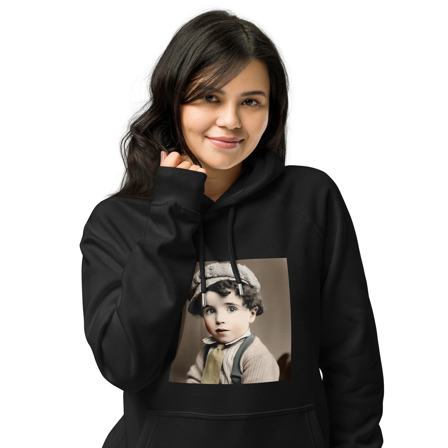 Hoodie Unisex / Organic Cotton / Portrait Charles 'Charlie' Spencer III