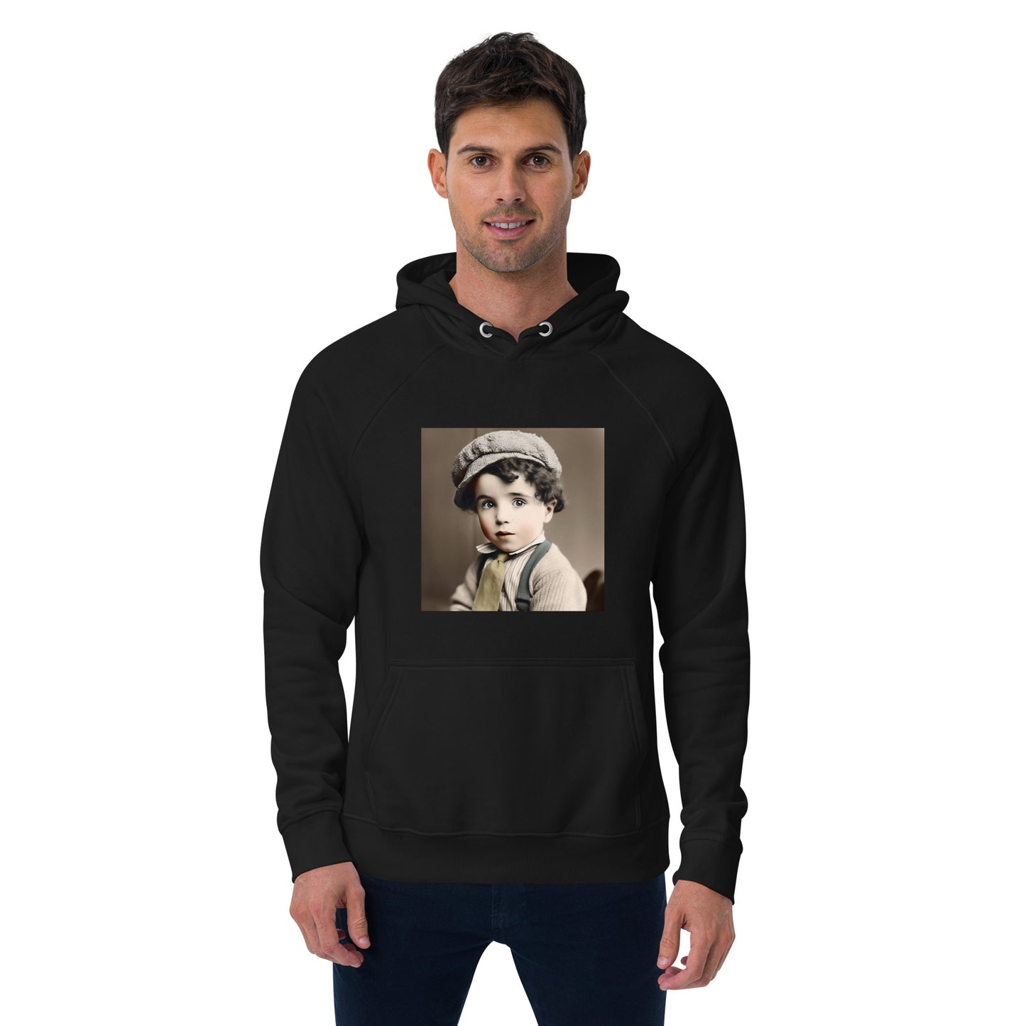 Hoodie Unisex / Organic Cotton / Portrait Charles 'Charlie' Spencer III