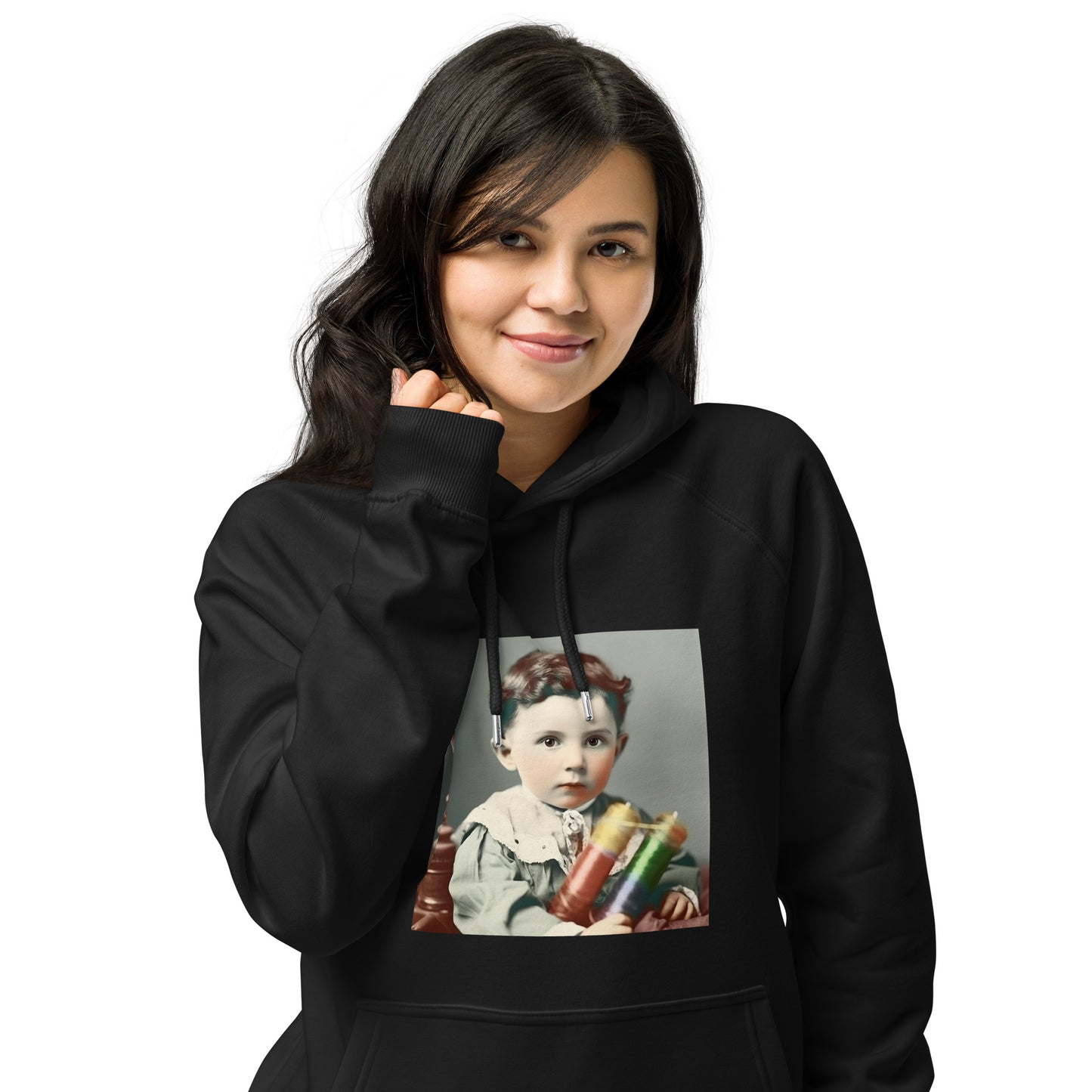 Hoodie Unisex / Organic Cotton / Portrait Nikola Milutin I