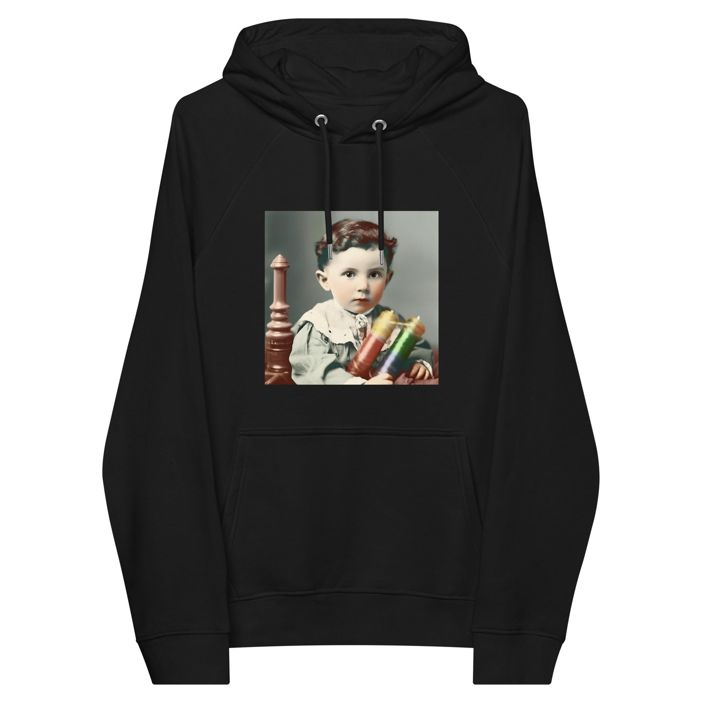 Hoodie Unisex / Organic Cotton / Portrait Nikola Milutin I