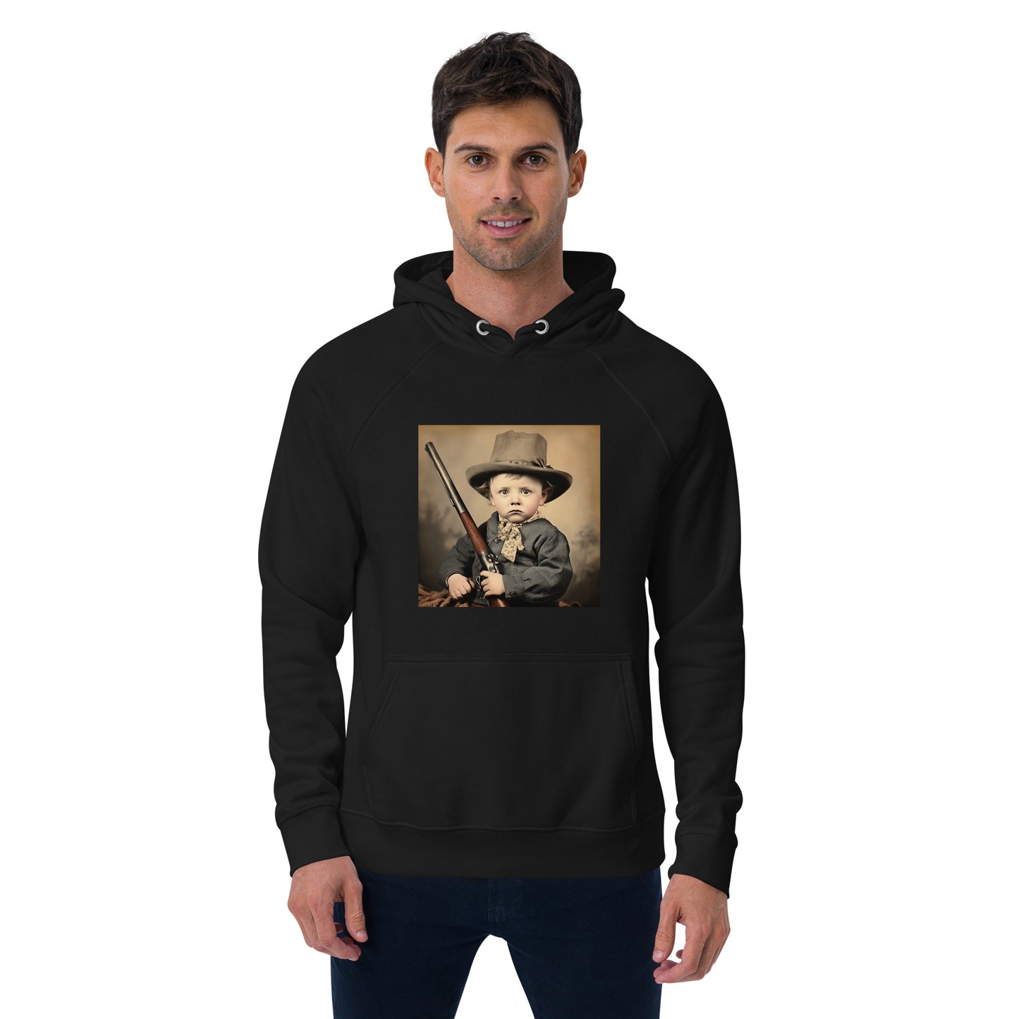 Hoodie Unisex / Organic Cotton / Portrait William 'Billy' Henry III