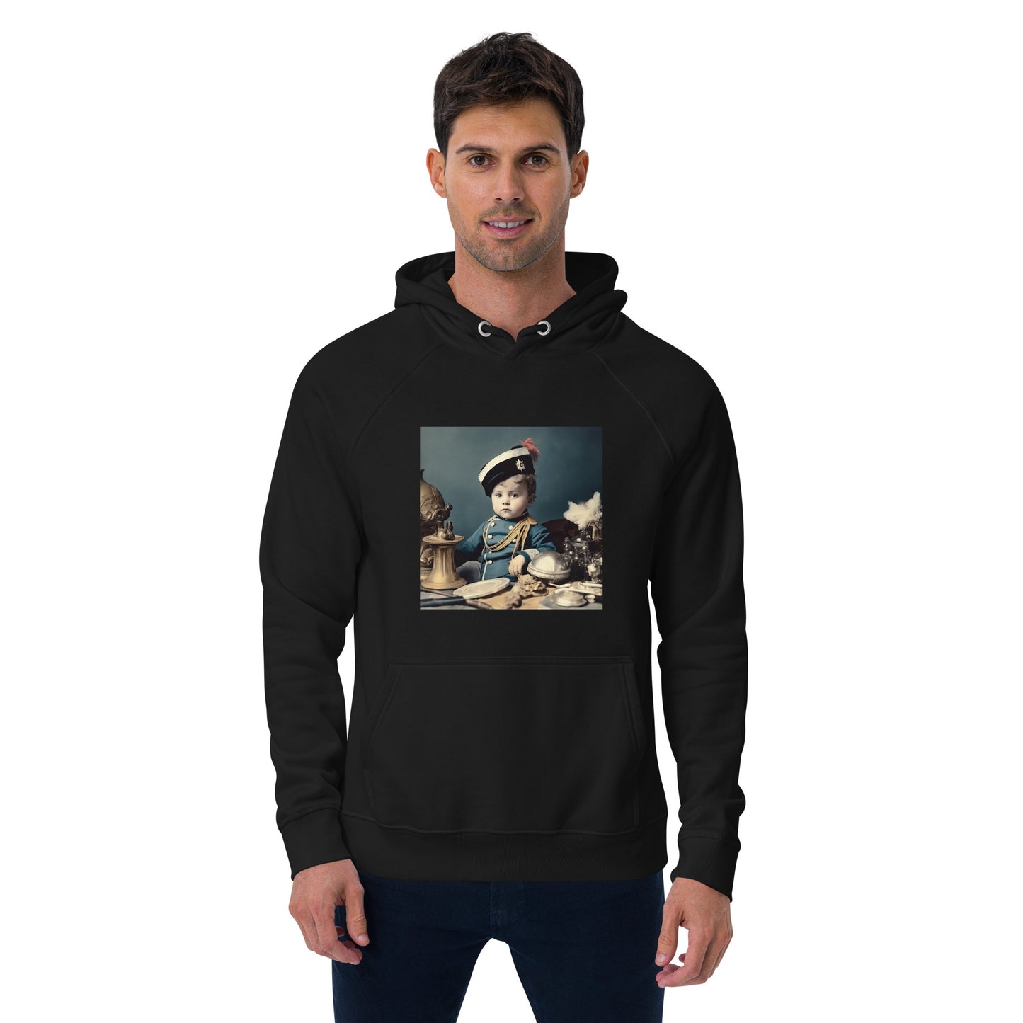 Hoodie Unisex / Organic Cotton / Portrait Napoleon Carlo VIII