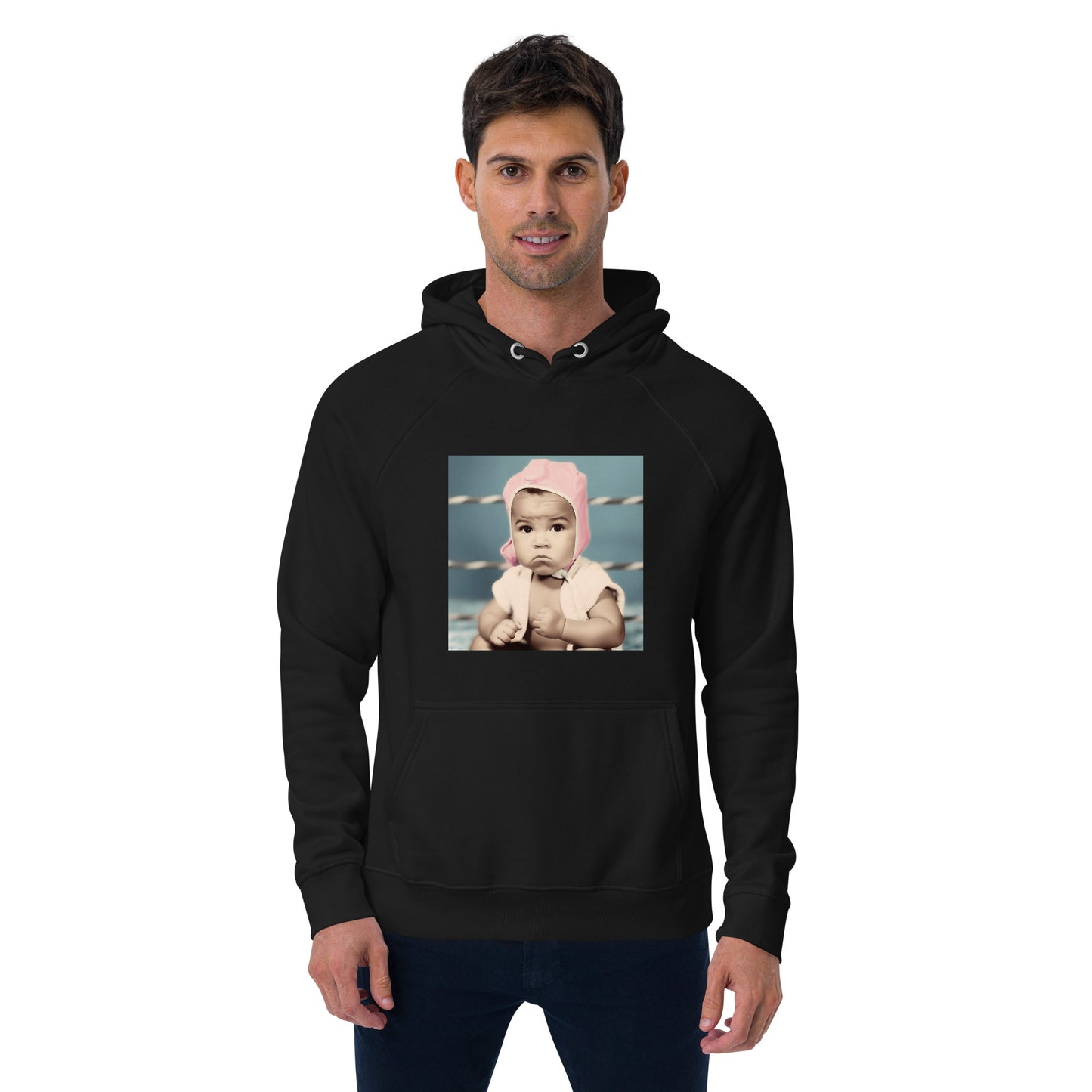 Hoodie Unisex / Organic Cotton / Portrait Cassius 'Muhammad' Marcellus III