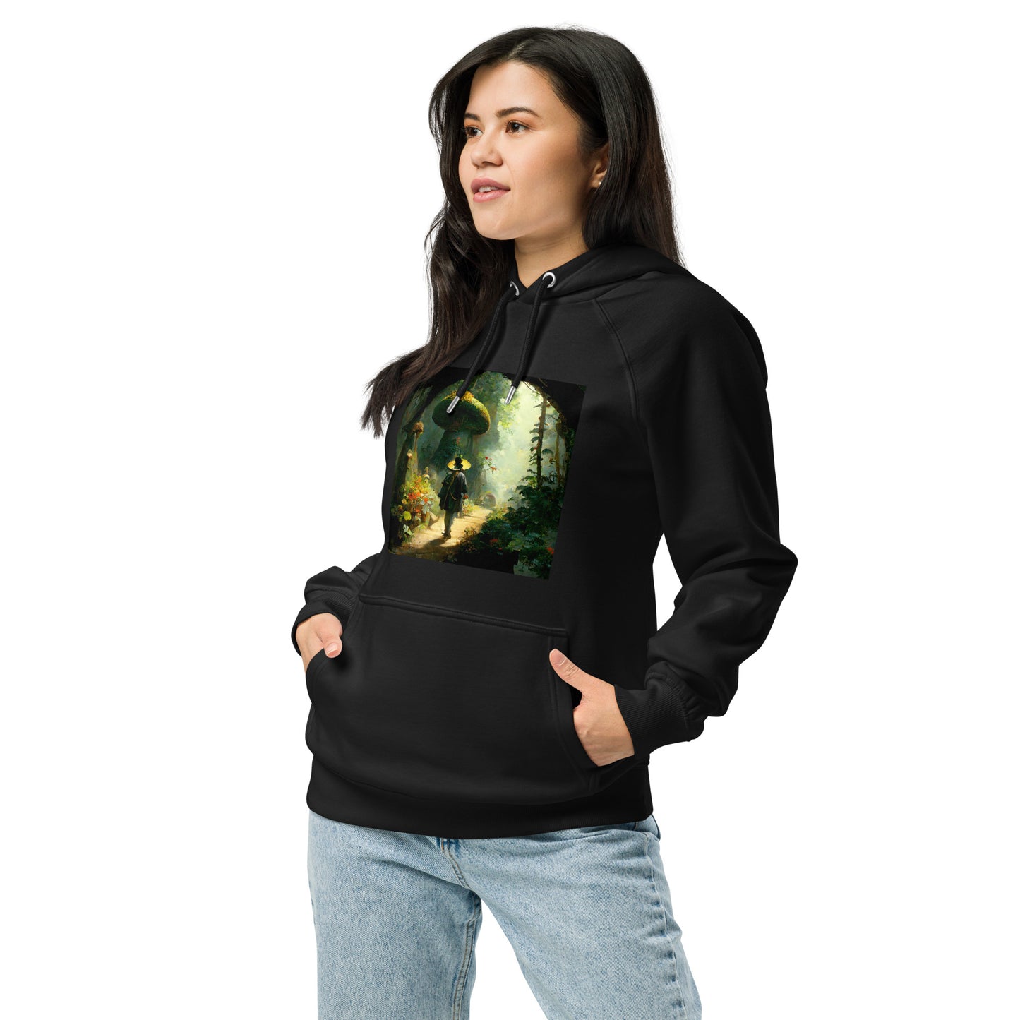 Hoodie Unisex / Organic Cotton / Fairytale Forest #2