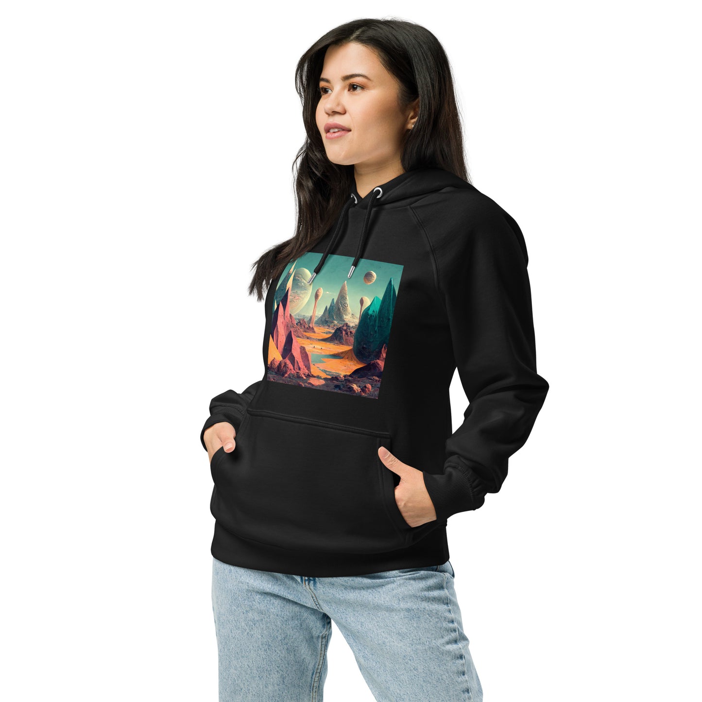 Hoodie Unisex / Organic Cotton / Exoplanet #3