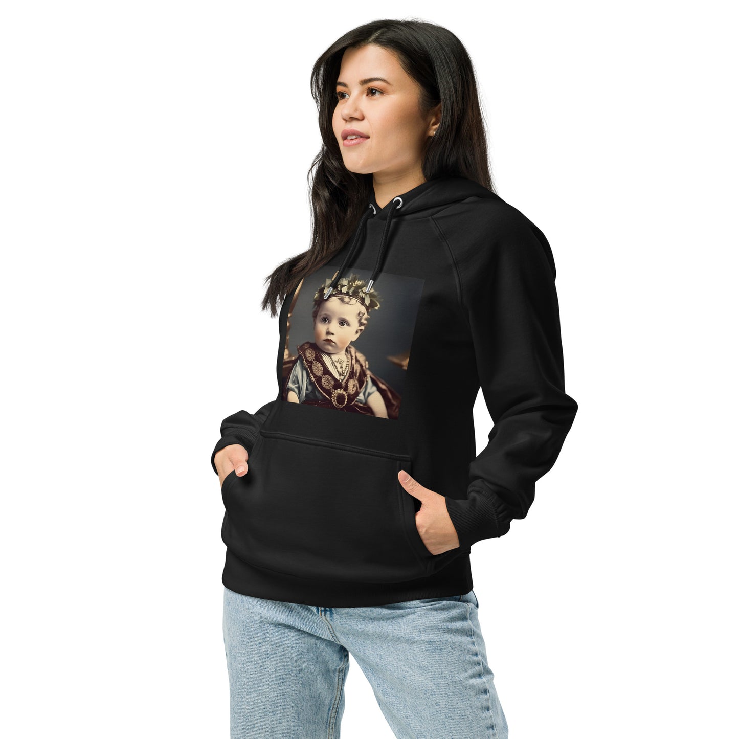 Hoodie Unisex / Organic Cotton / Portrait Gaius Julius I