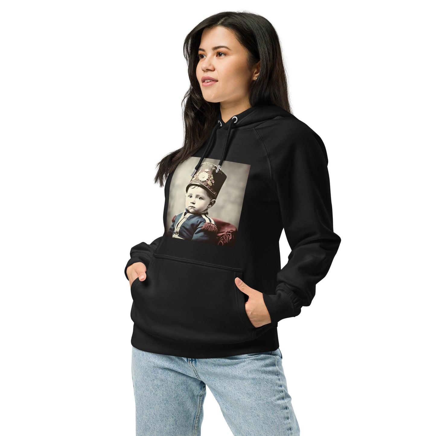 Hoodie Unisex / Organic Cotton / Portrait Napoleon Carlo III