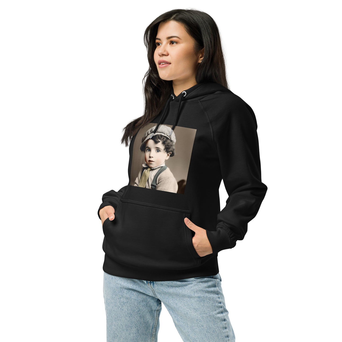 Hoodie Unisex / Organic Cotton / Portrait Charles 'Charlie' Spencer III