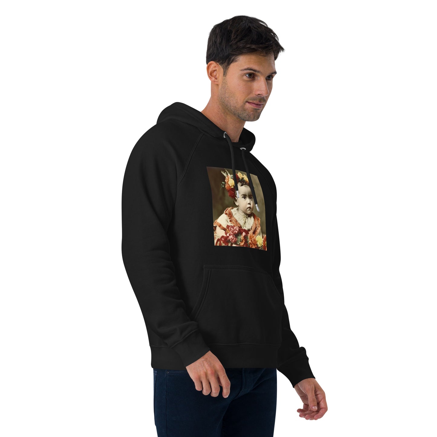 Hoodie Unisex / Organic Cotton / Portrait Magdalena Frida I