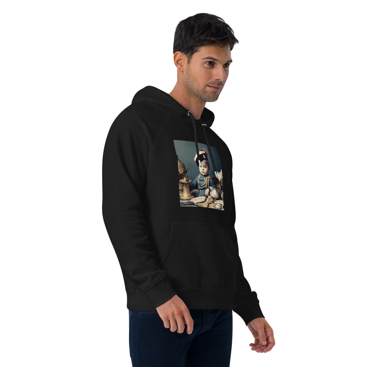 Hoodie Unisex / Organic Cotton / Portrait Napoleon Carlo VIII