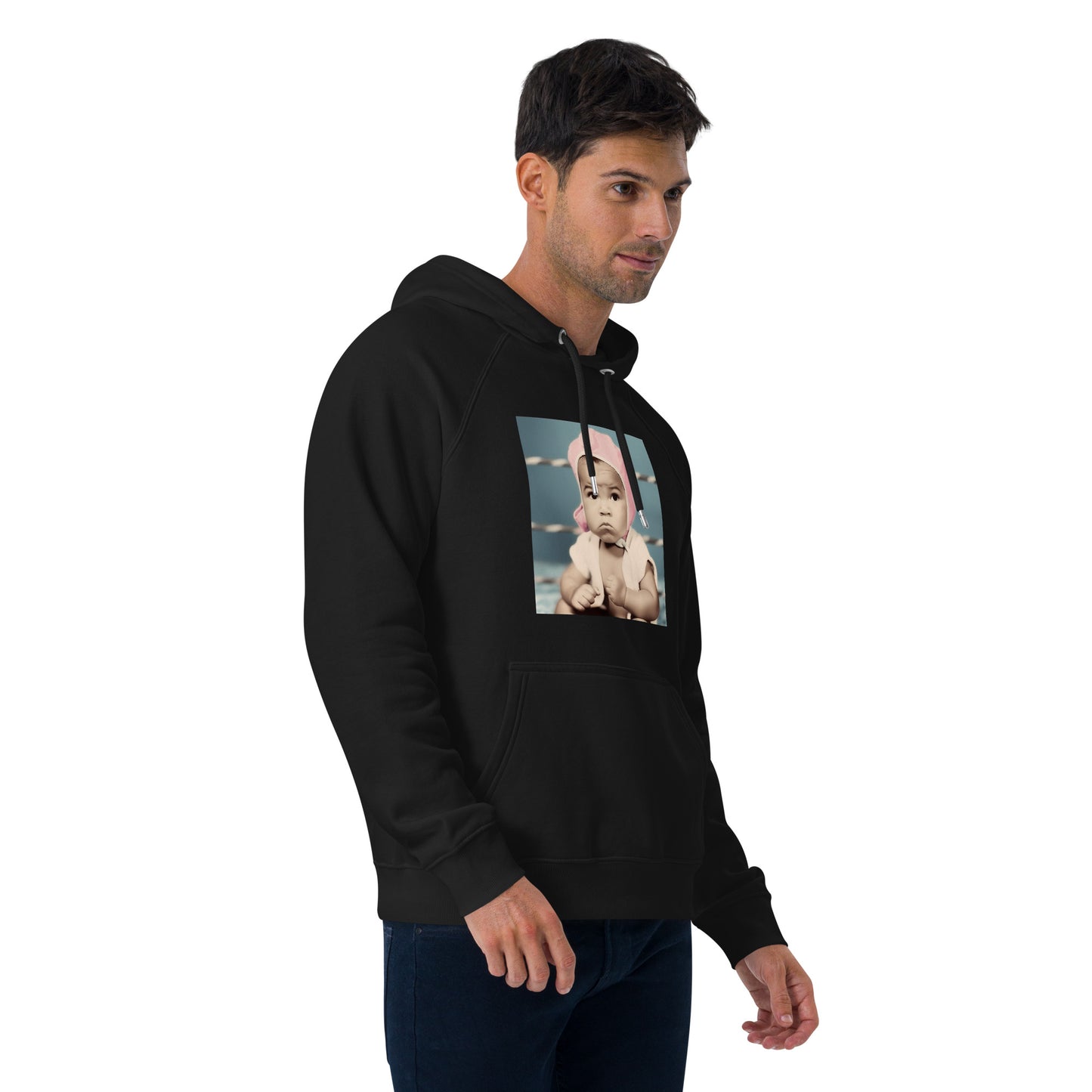 Hoodie Unisex / Organic Cotton / Portrait Cassius 'Muhammad' Marcellus III