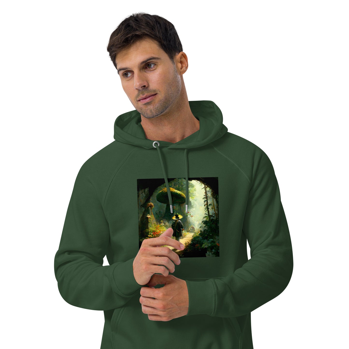 Hoodie Unisex / Organic Cotton / Fairytale Forest #2