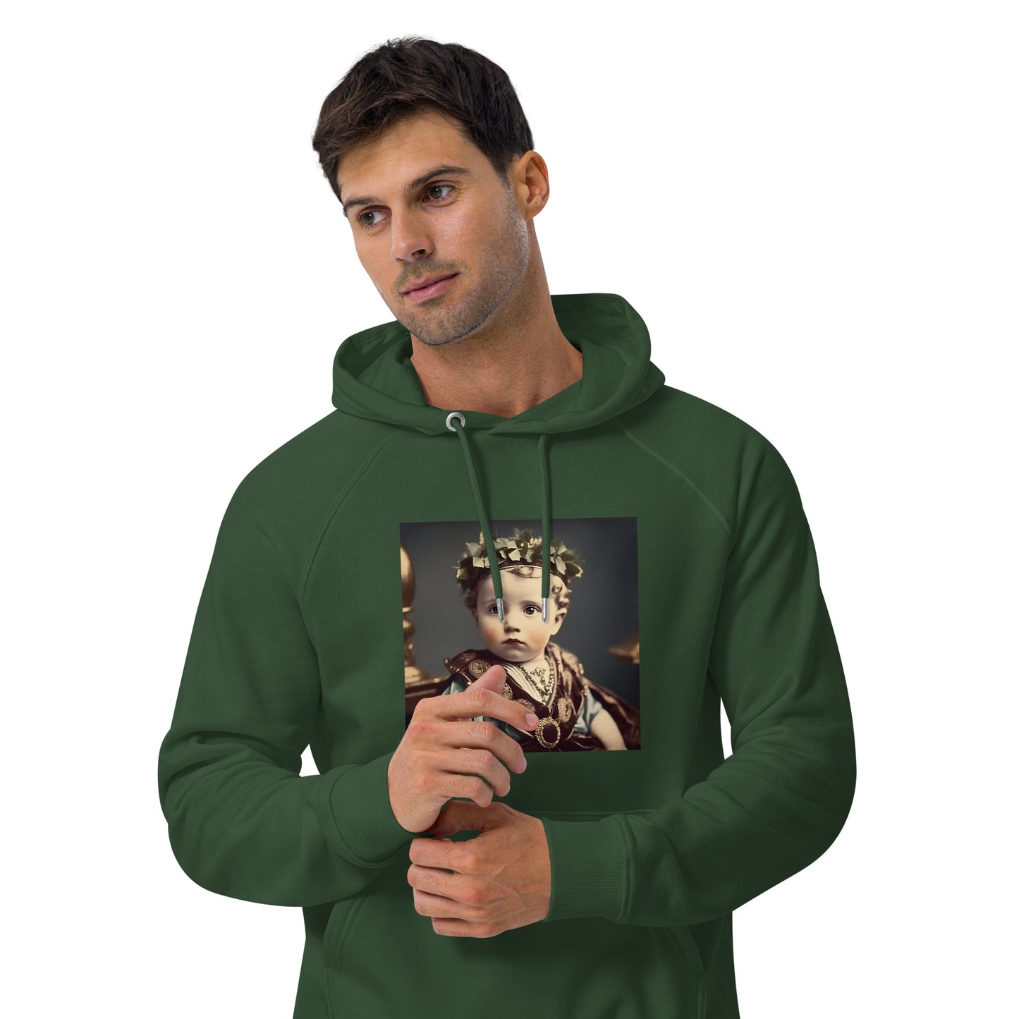 Hoodie Unisex / Organic Cotton / Portrait Gaius Julius I