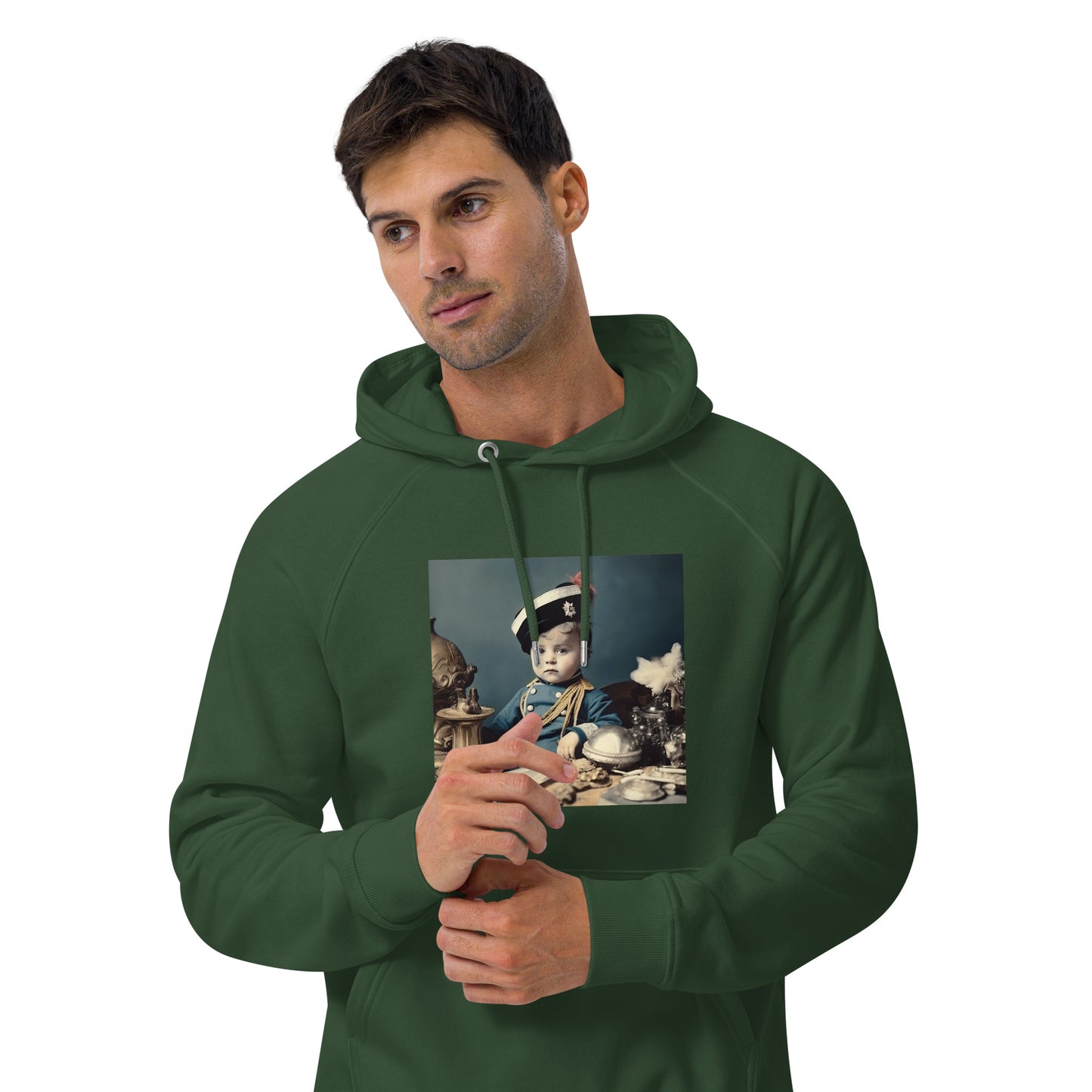 Hoodie Unisex / Organic Cotton / Portrait Napoleon Carlo VIII