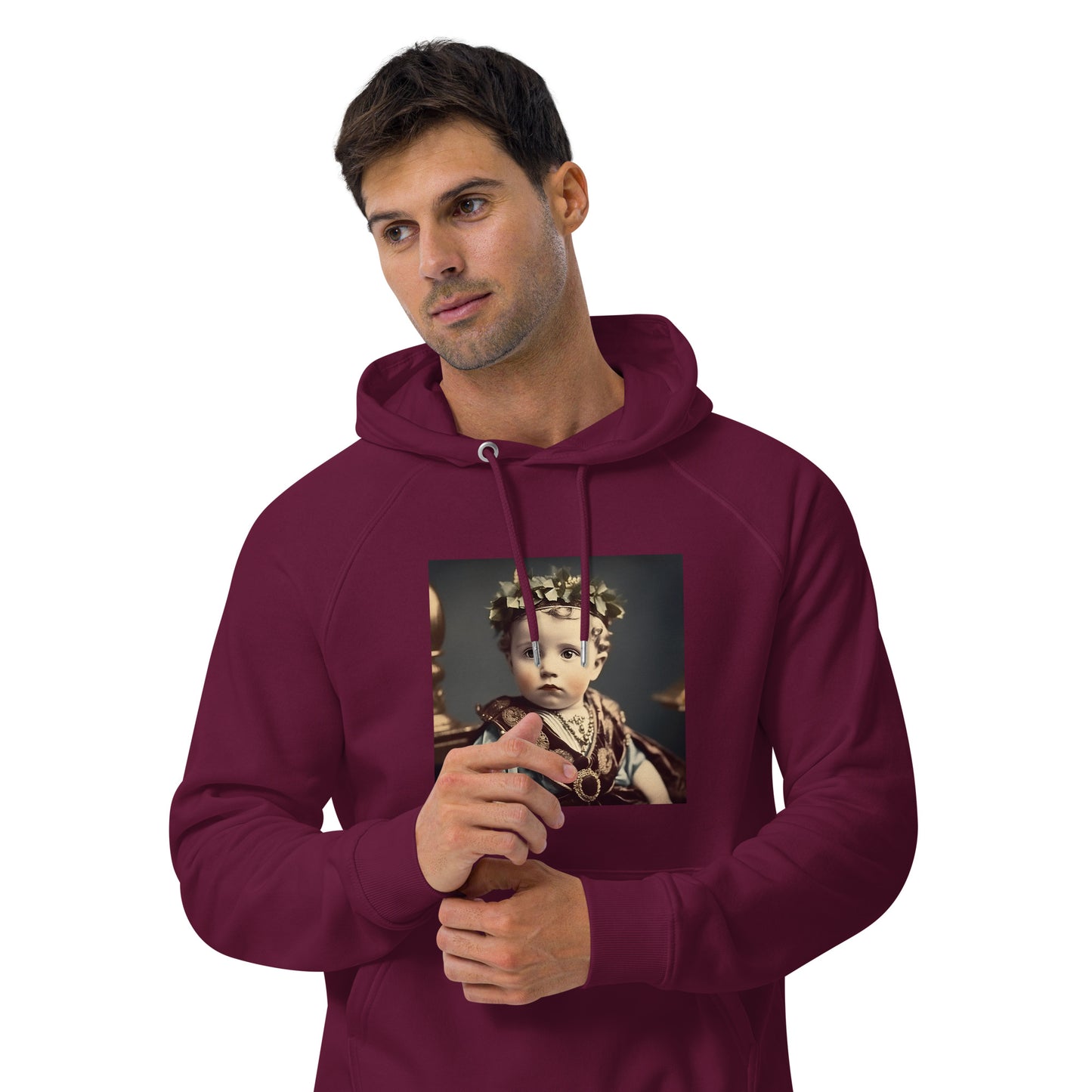 Hoodie Unisex / Organic Cotton / Portrait Gaius Julius I