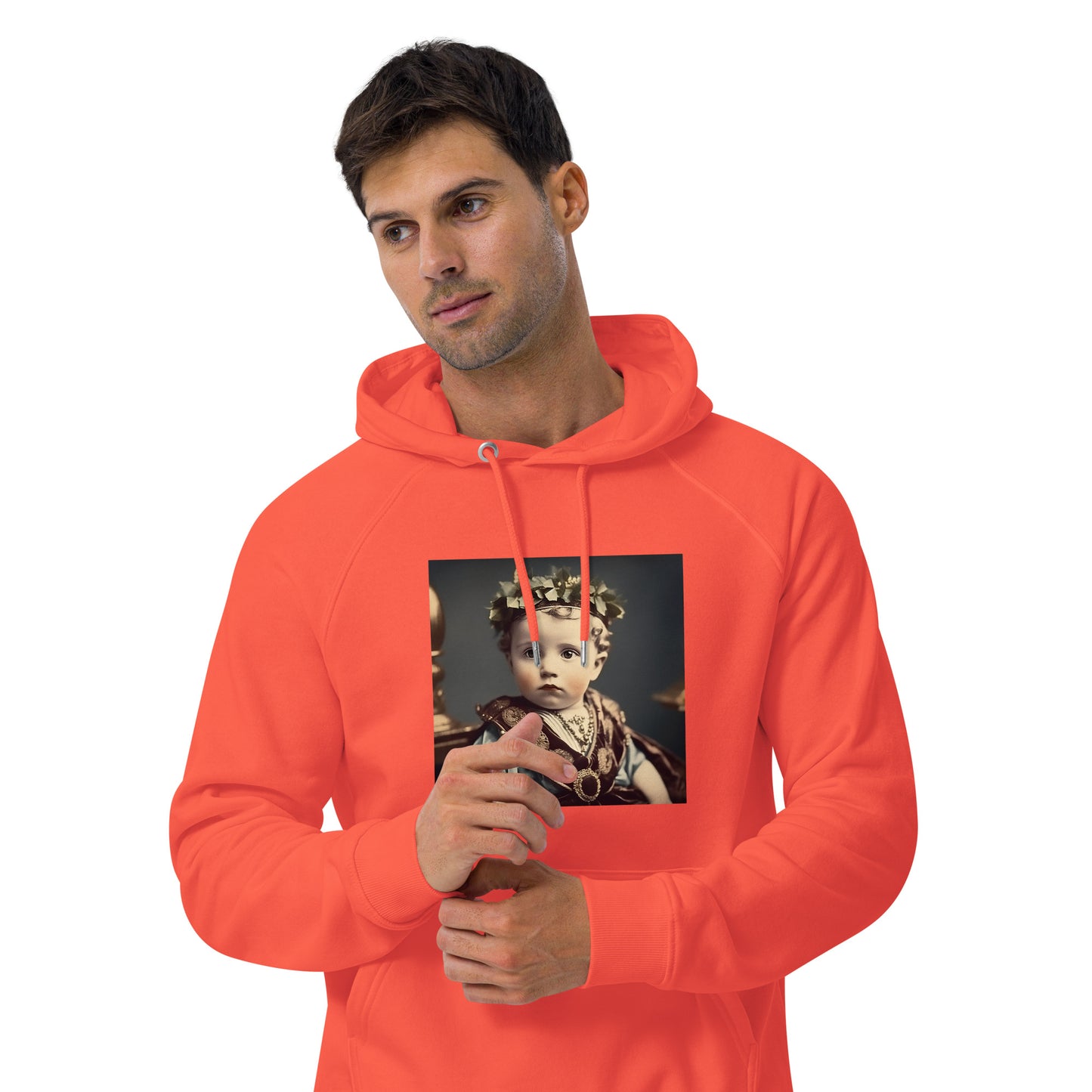 Hoodie Unisex / Organic Cotton / Portrait Gaius Julius I