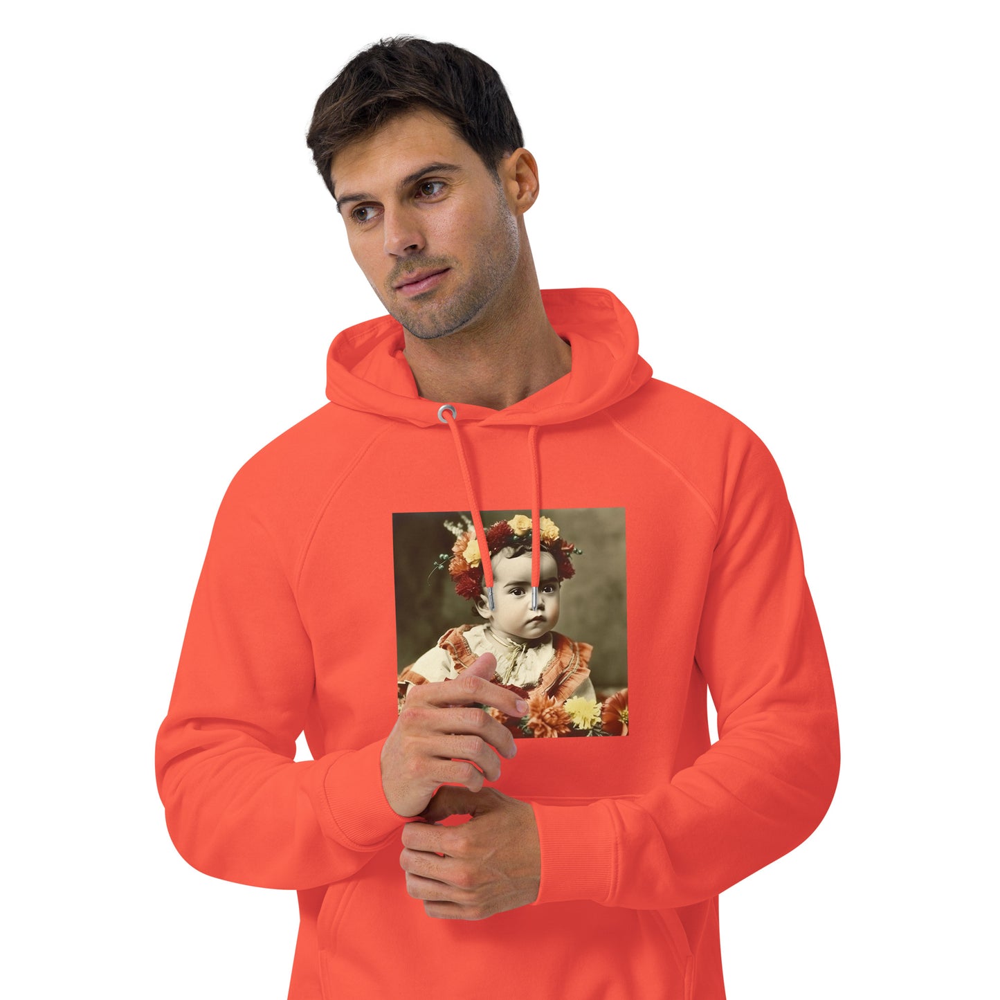 Hoodie Unisex / Organic Cotton / Portrait Magdalena Frida I