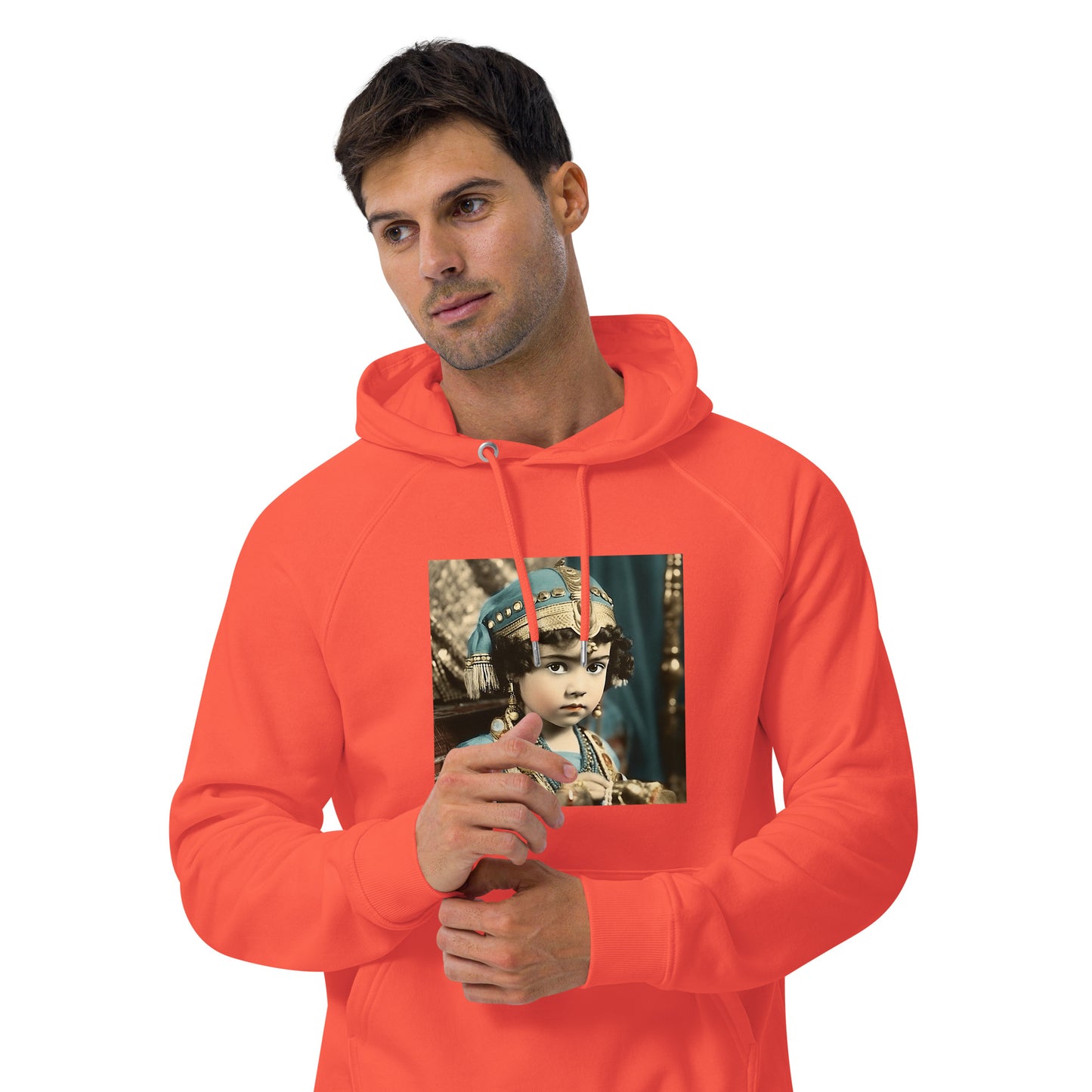 Hoodie Unisex / Organic Cotton / Portrait Cleopatra Philopator II