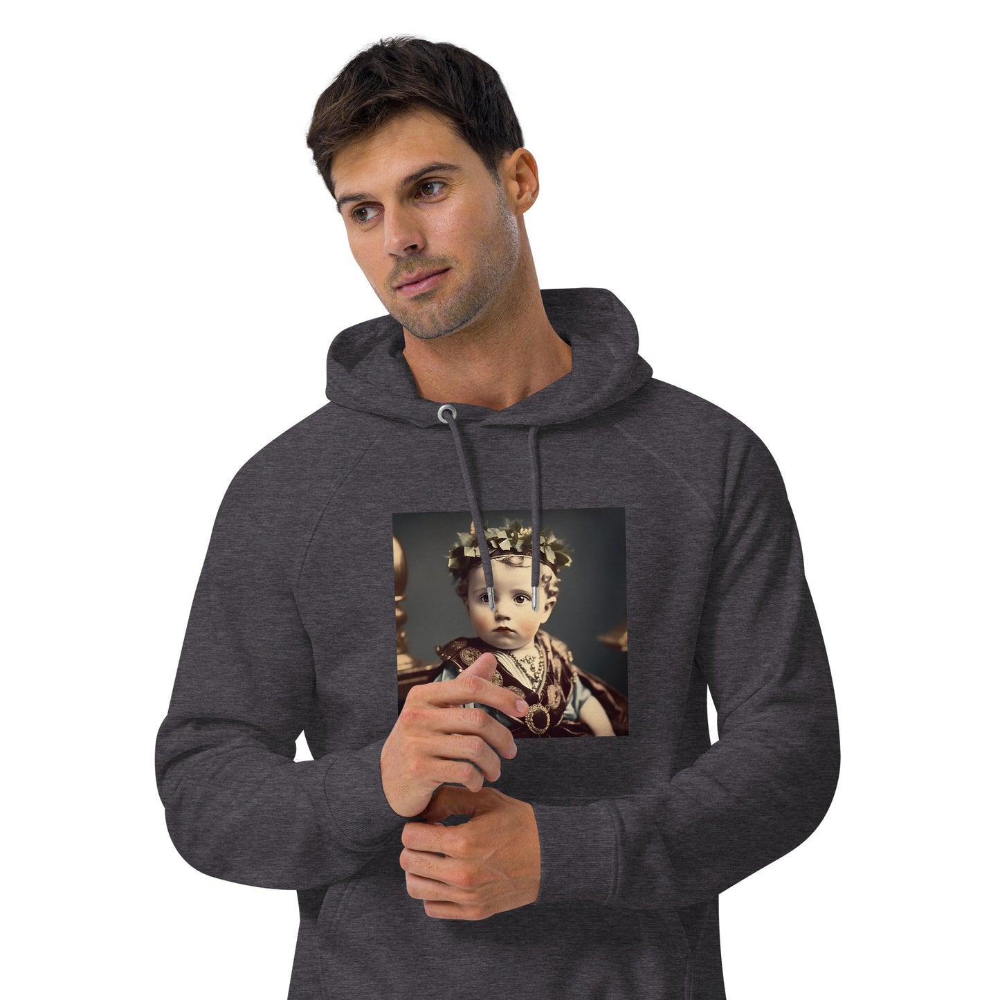 Hoodie Unisex / Organic Cotton / Portrait Gaius Julius I