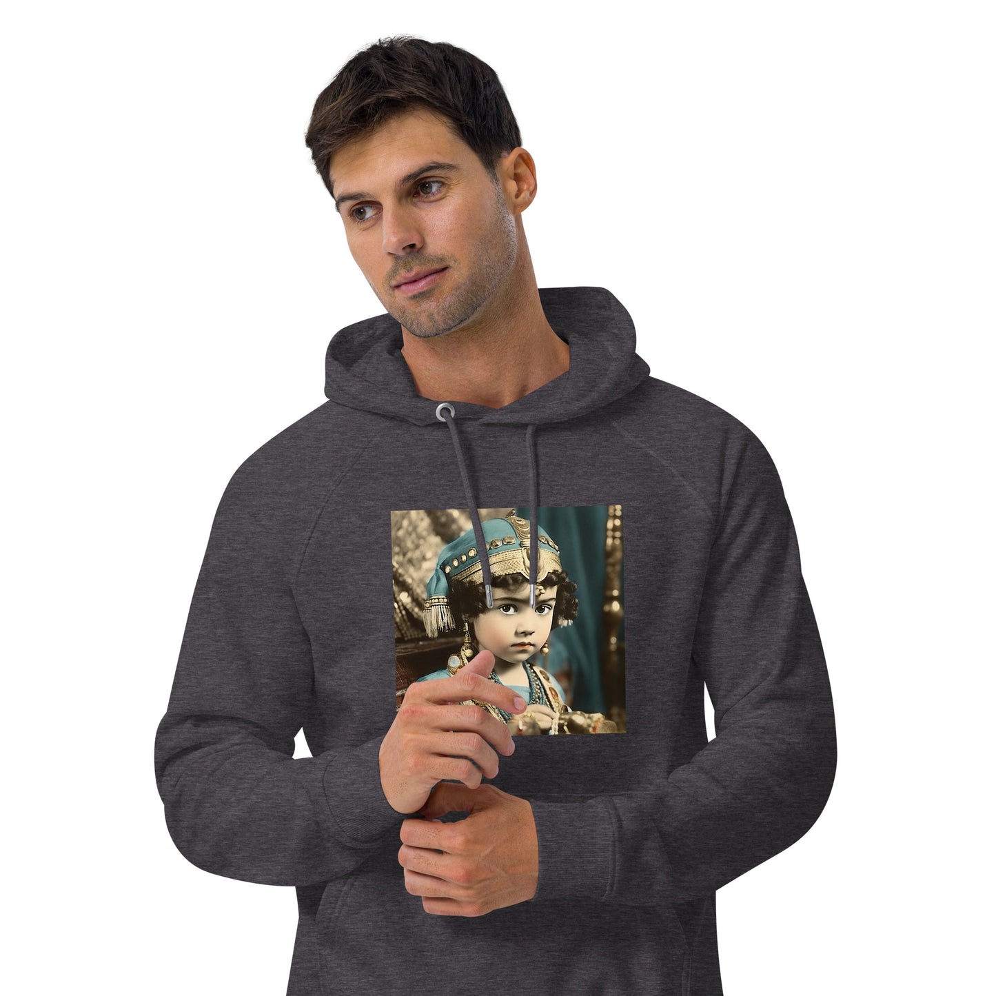 Hoodie Unisex / Organic Cotton / Portrait Cleopatra Philopator II