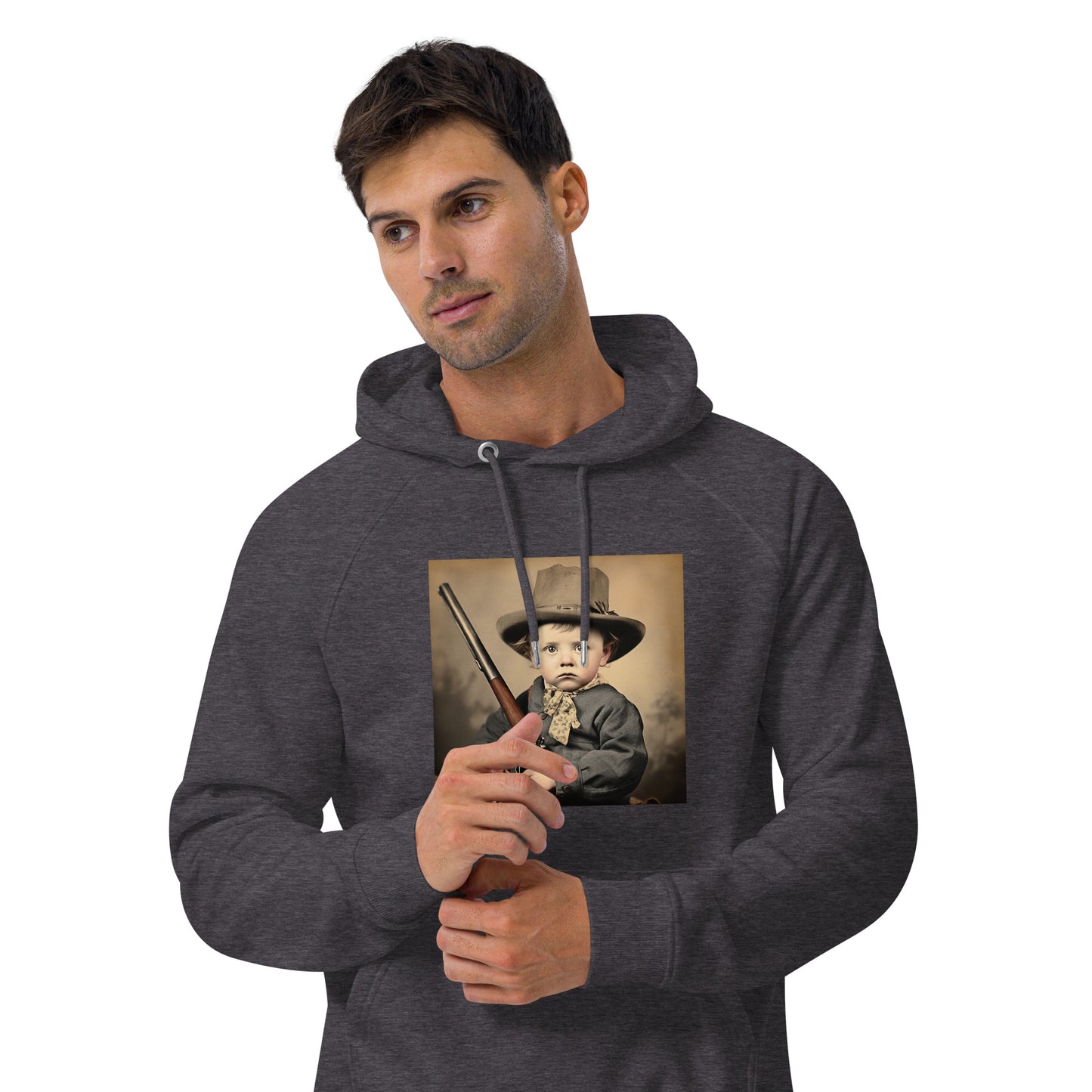 Hoodie Unisex / Organic Cotton / Portrait William 'Billy' Henry III