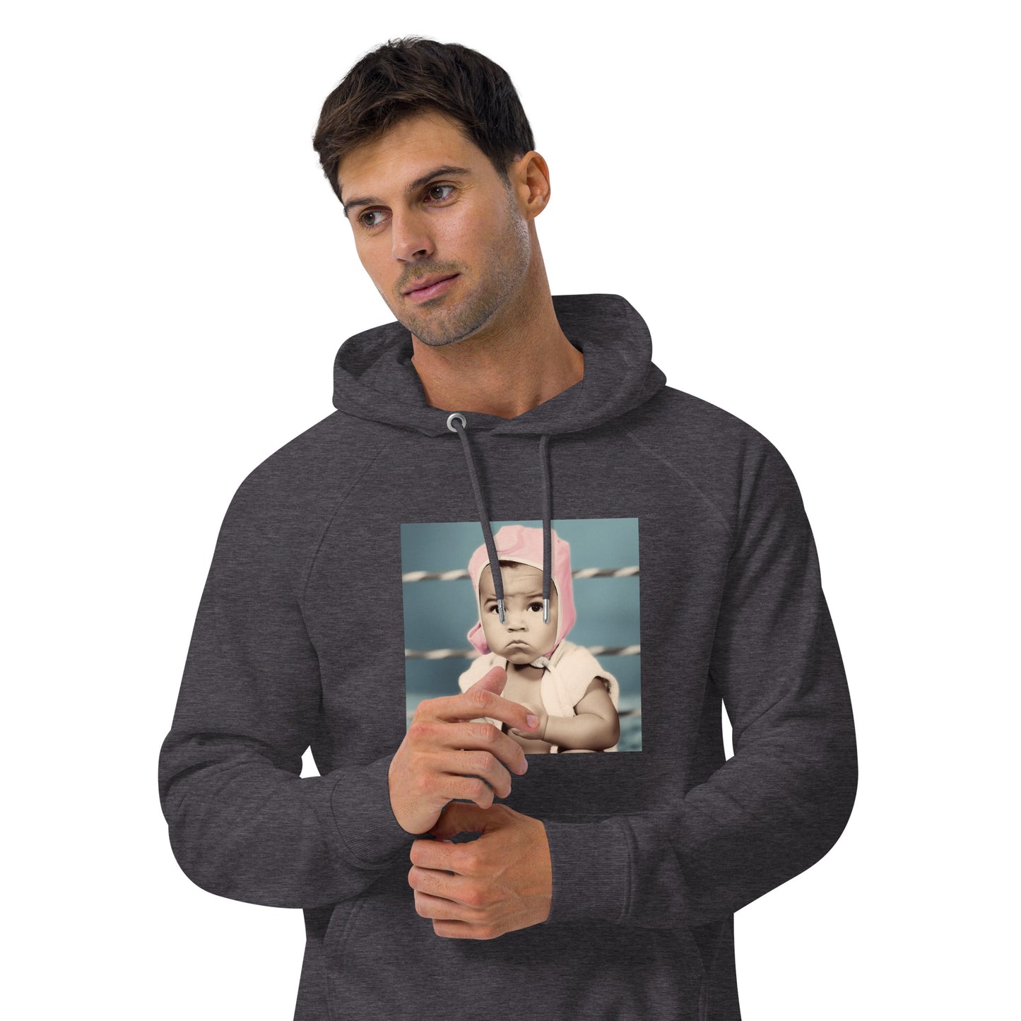 Hoodie Unisex / Organic Cotton / Portrait Cassius 'Muhammad' Marcellus III