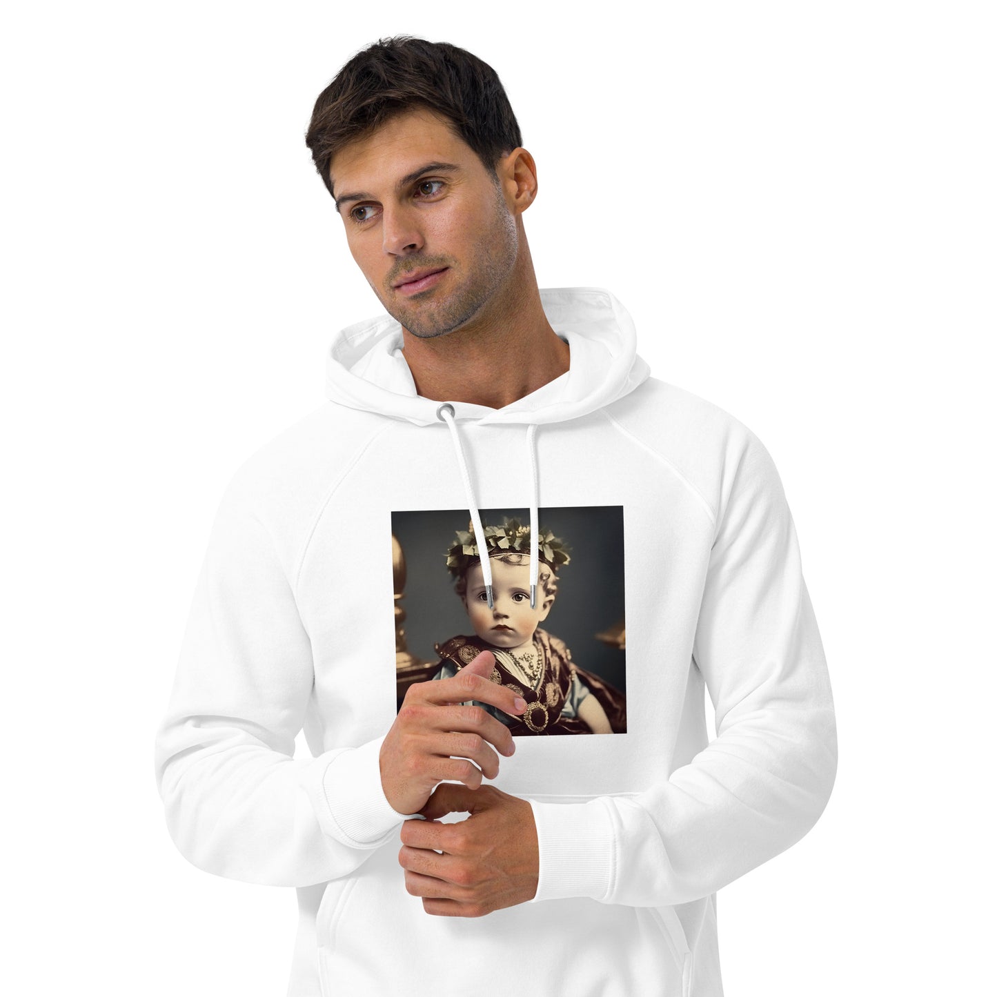 Hoodie Unisex / Organic Cotton / Portrait Gaius Julius I