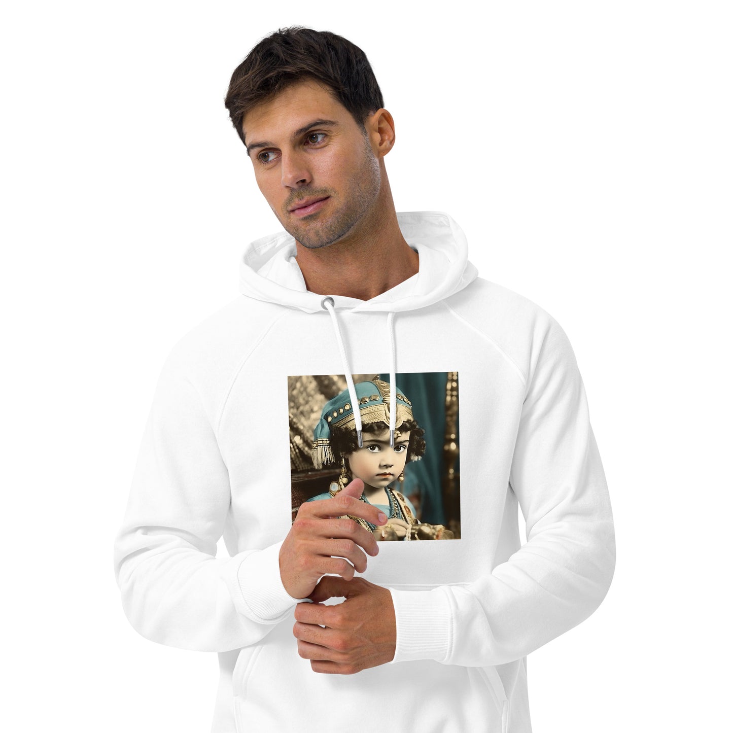 Hoodie Unisex / Organic Cotton / Portrait Cleopatra Philopator II