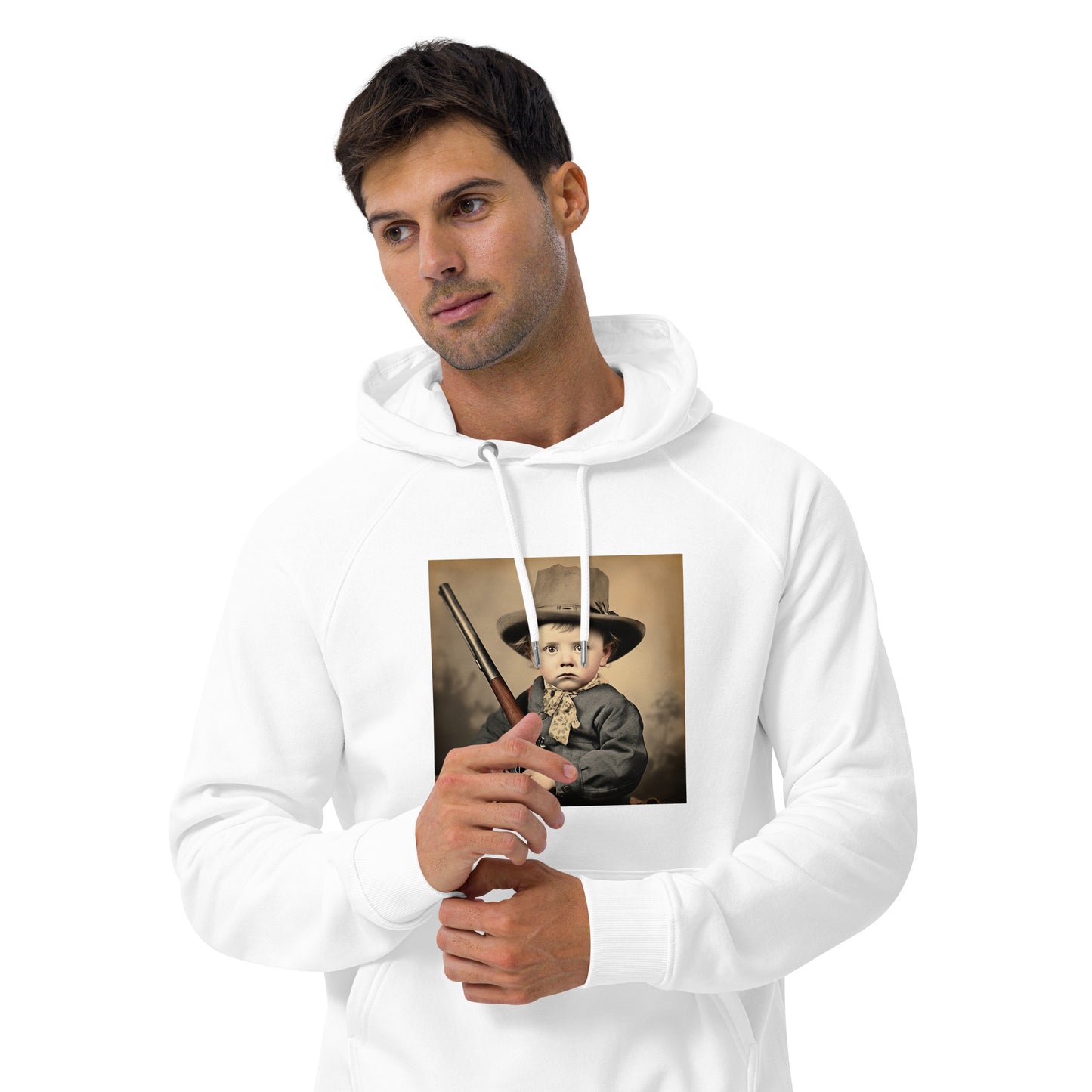 Hoodie Unisex / Organic Cotton / Portrait William 'Billy' Henry III