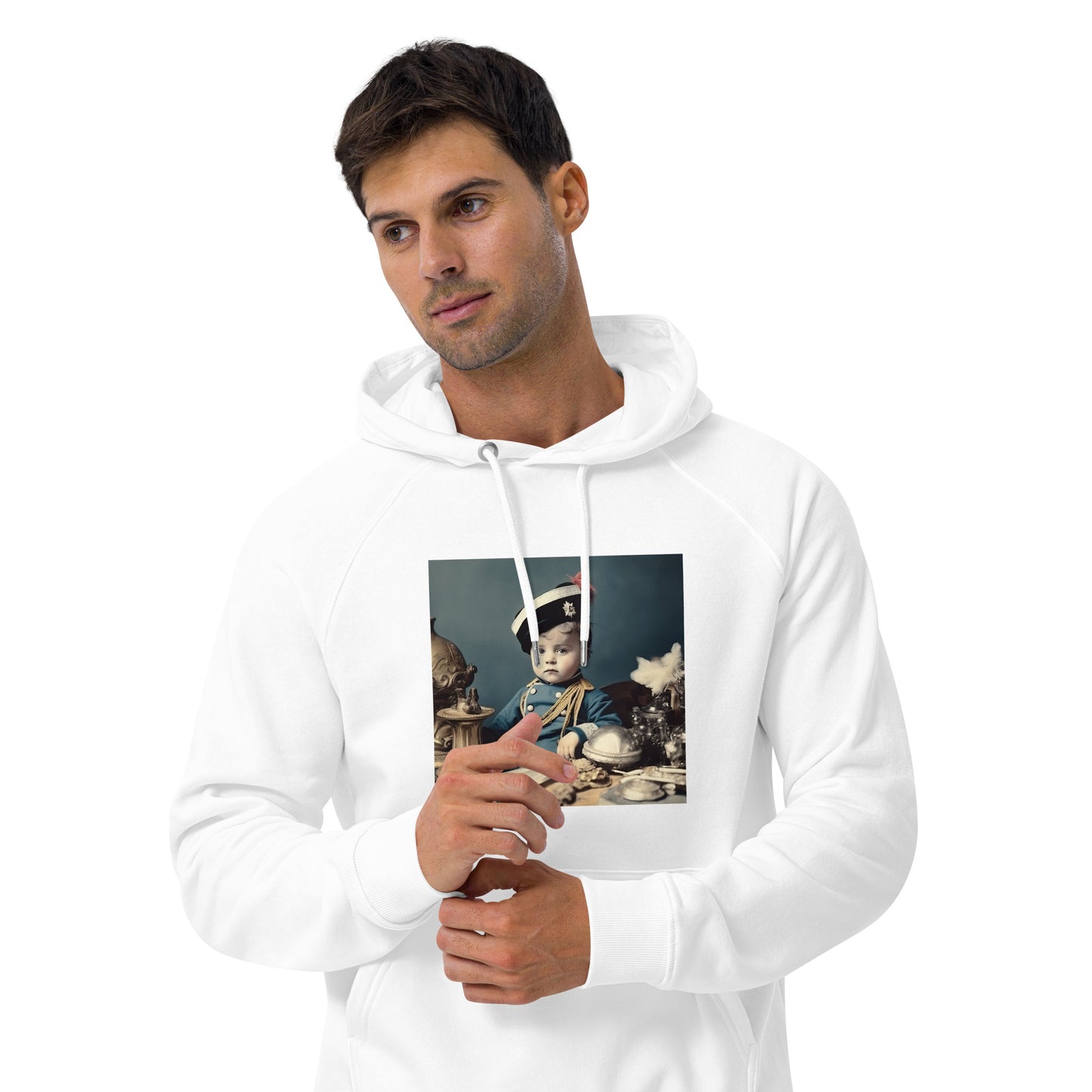 Hoodie Unisex / Organic Cotton / Portrait Napoleon Carlo VIII