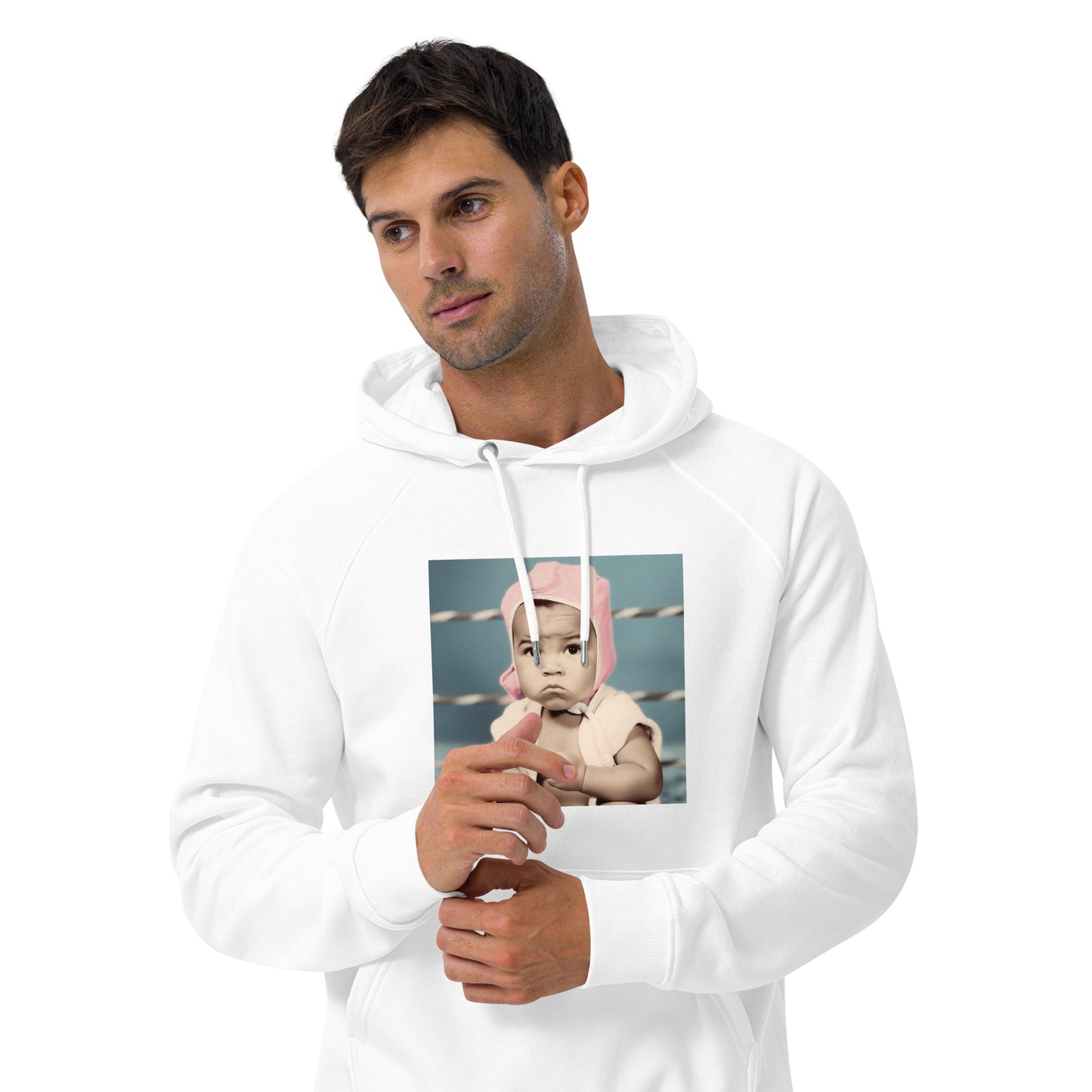 Hoodie Unisex / Organic Cotton / Portrait Cassius 'Muhammad' Marcellus III