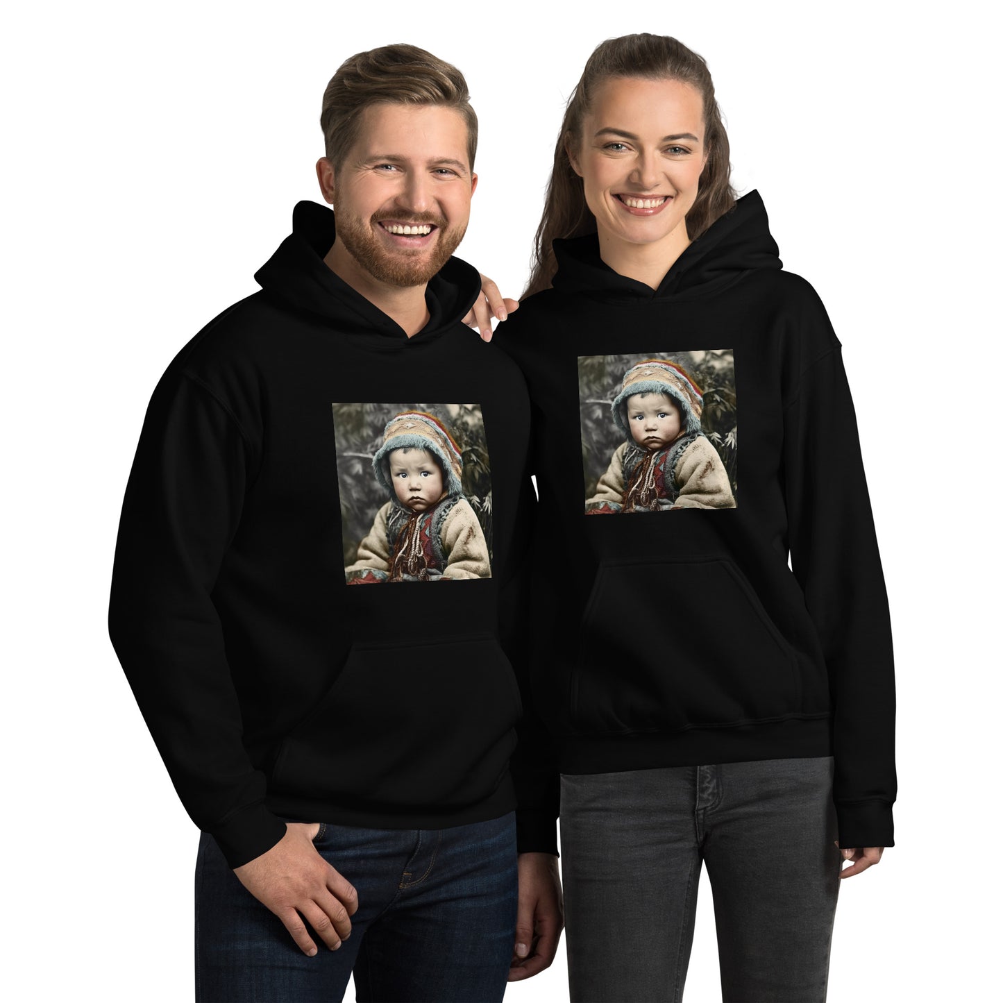 Hoodie Unisex / Air Spun Cotton / Portrait Koelbjerg Child I