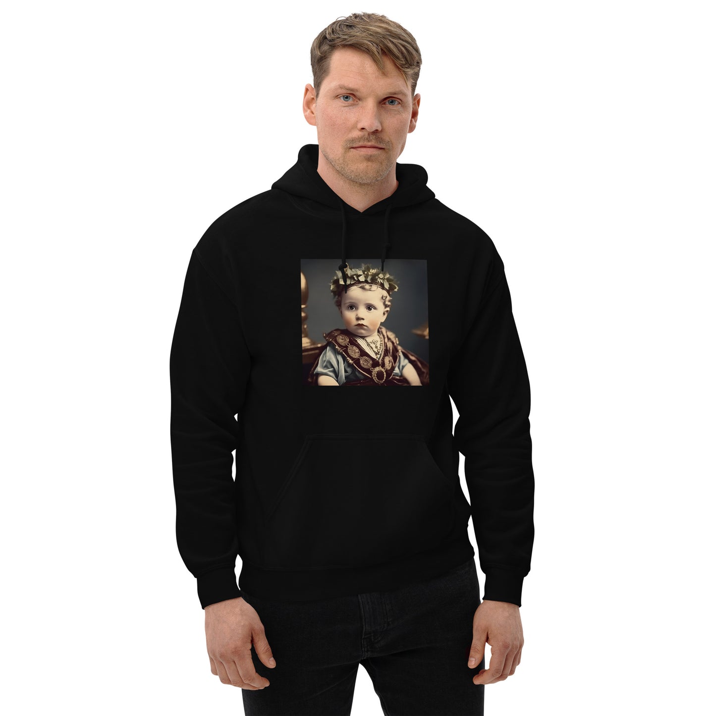 Hoodie Unisex / Air Spun Cotton / Portrait Gaius Julius I