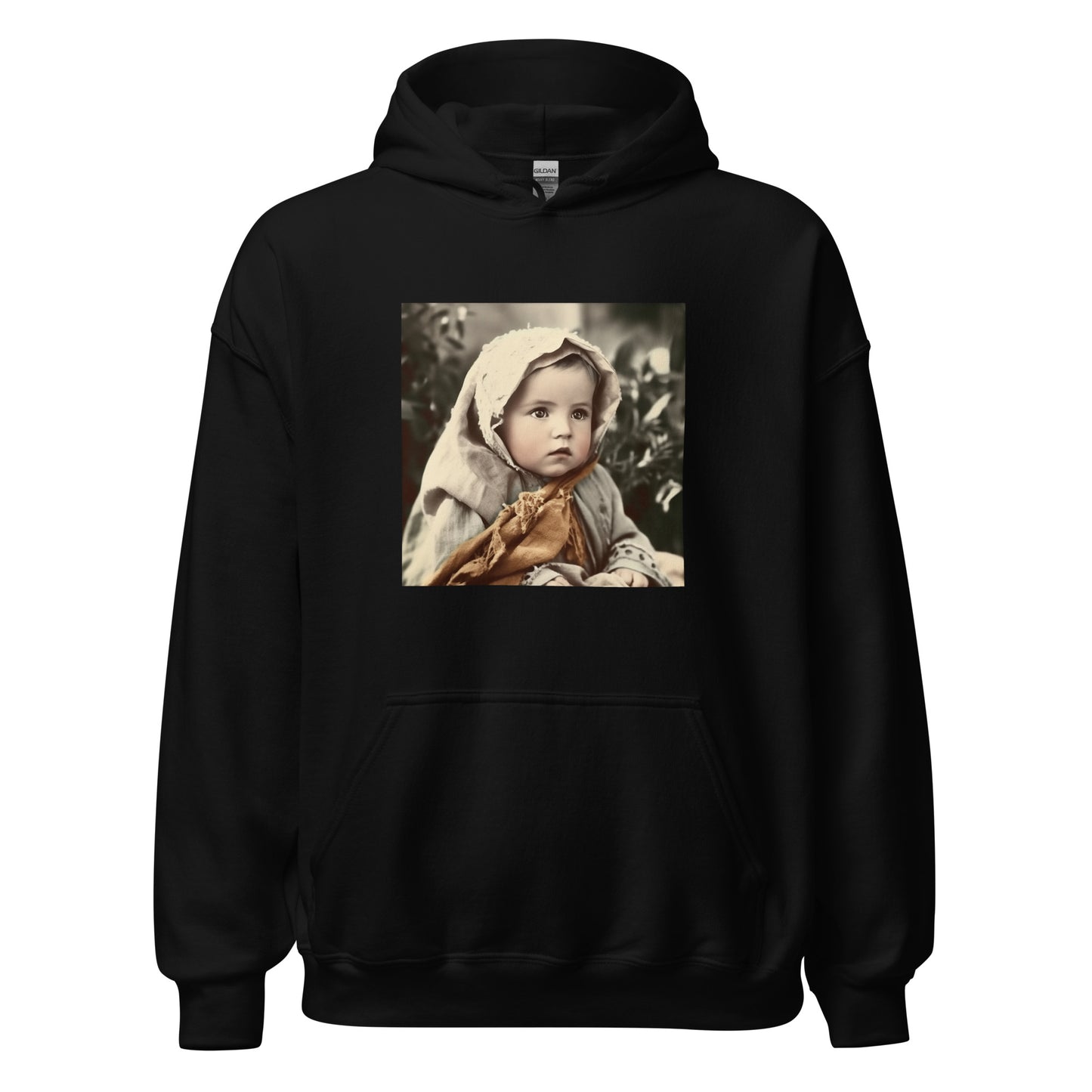 Hoodie Unisex / Air Spun Cotton / Portrait Jesus Nazareth I