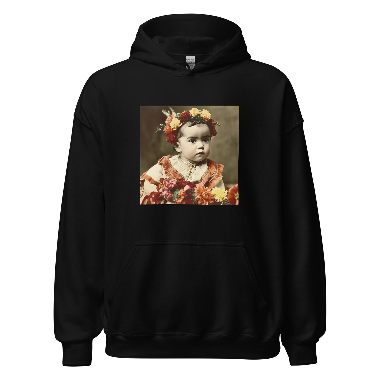 Hoodie Unisex / Air Spun Cotton / Portrait Magdalena Frida I