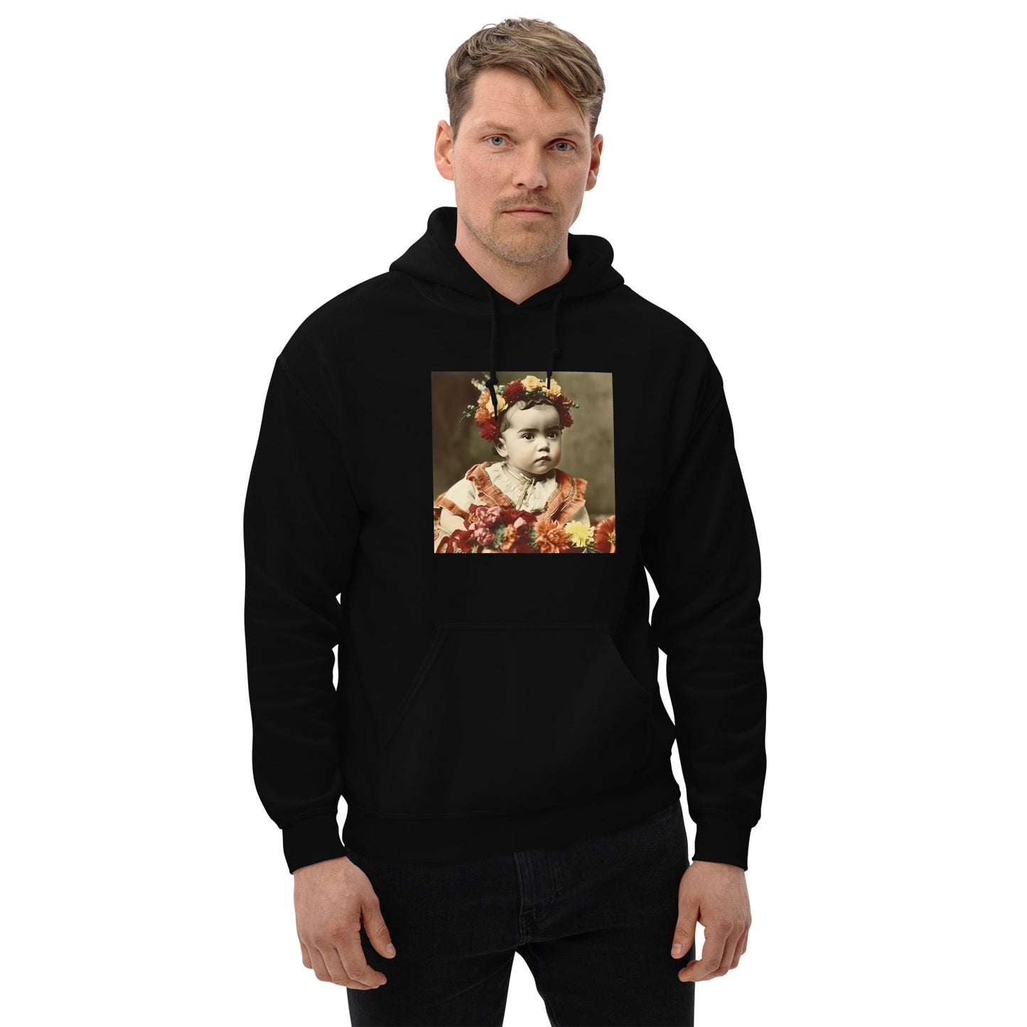 Hoodie Unisex / Air Spun Cotton / Portrait Magdalena Frida I